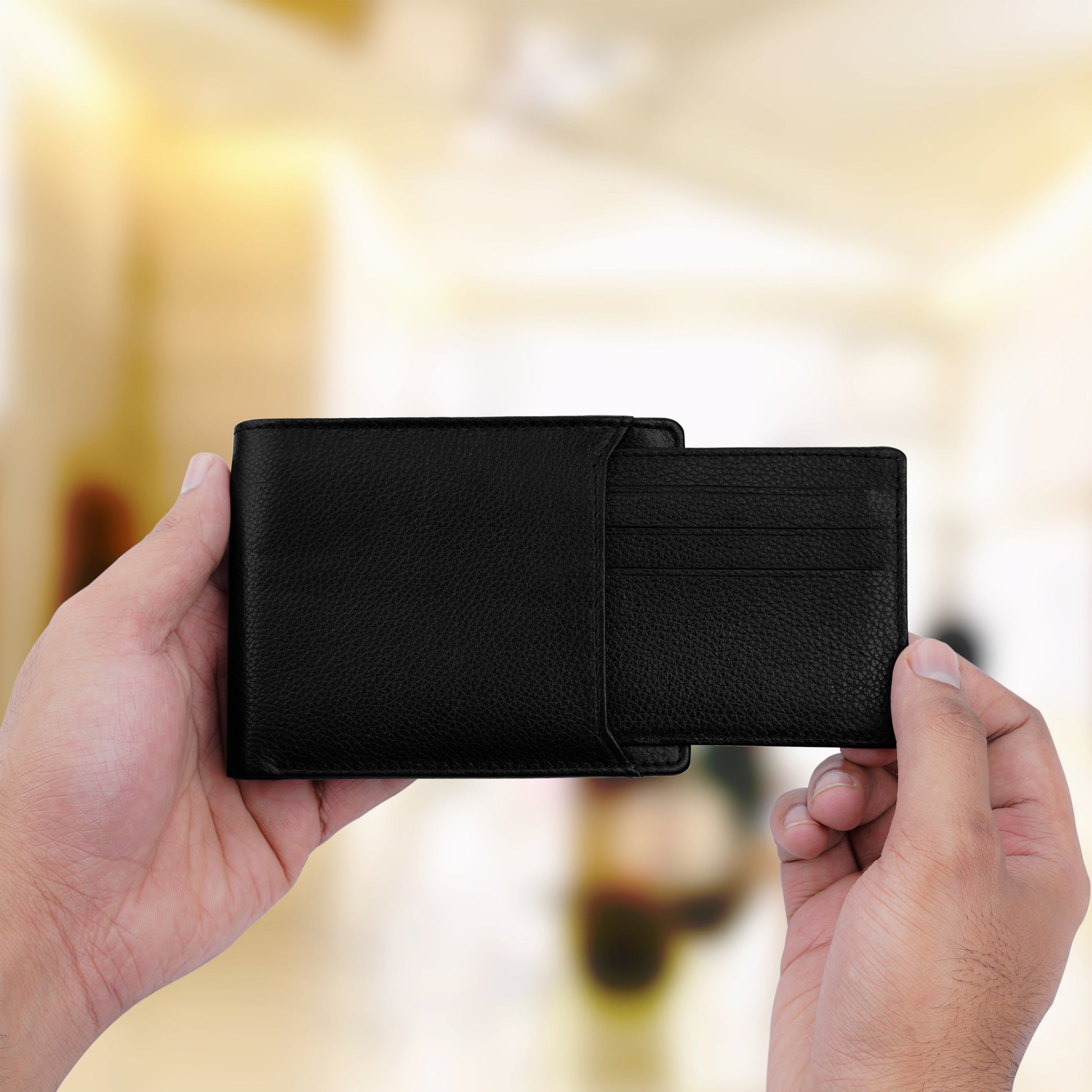 Switch Style Genuine Leather Wallet For Men