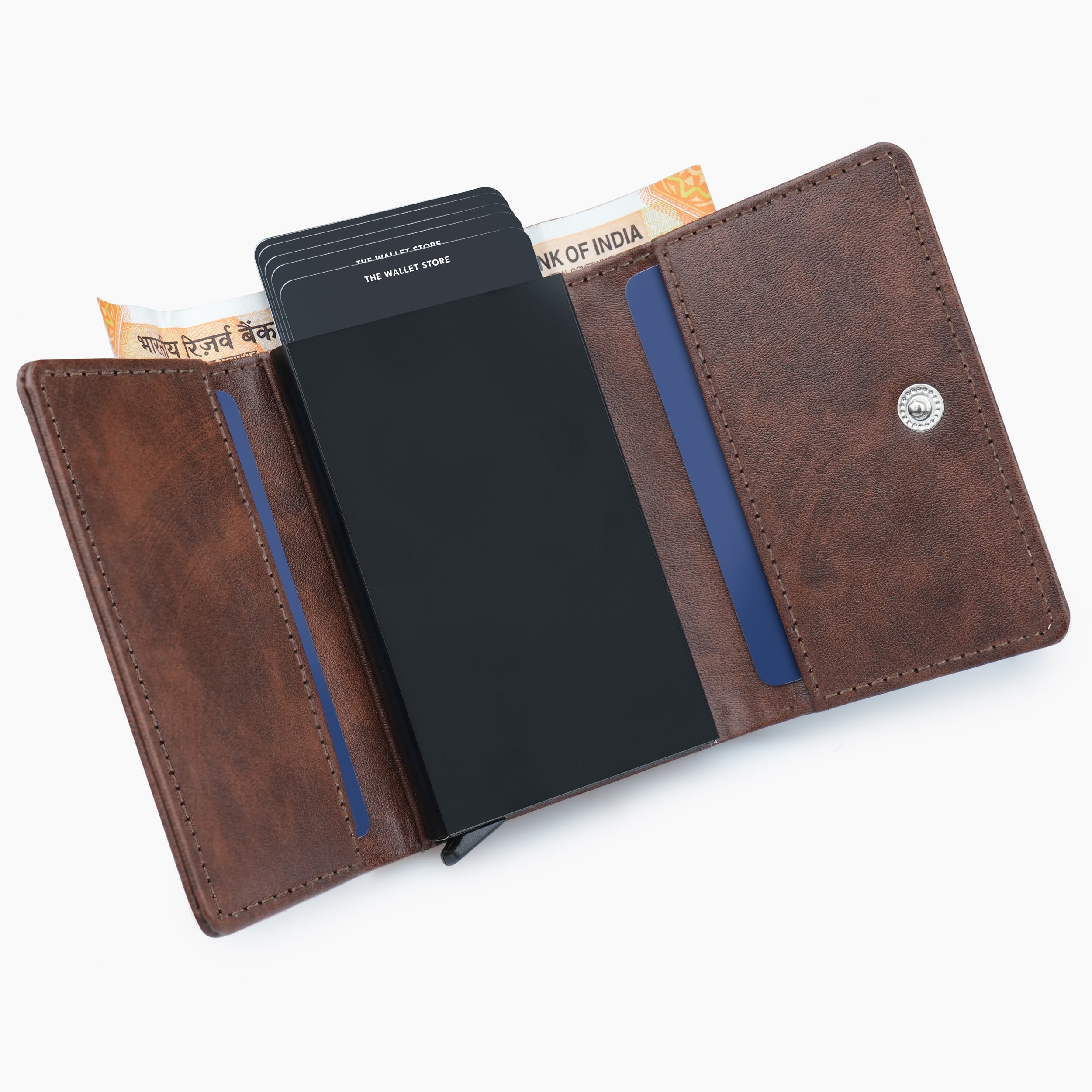 Maverick RFID Protected Wallet Cardholder - brown