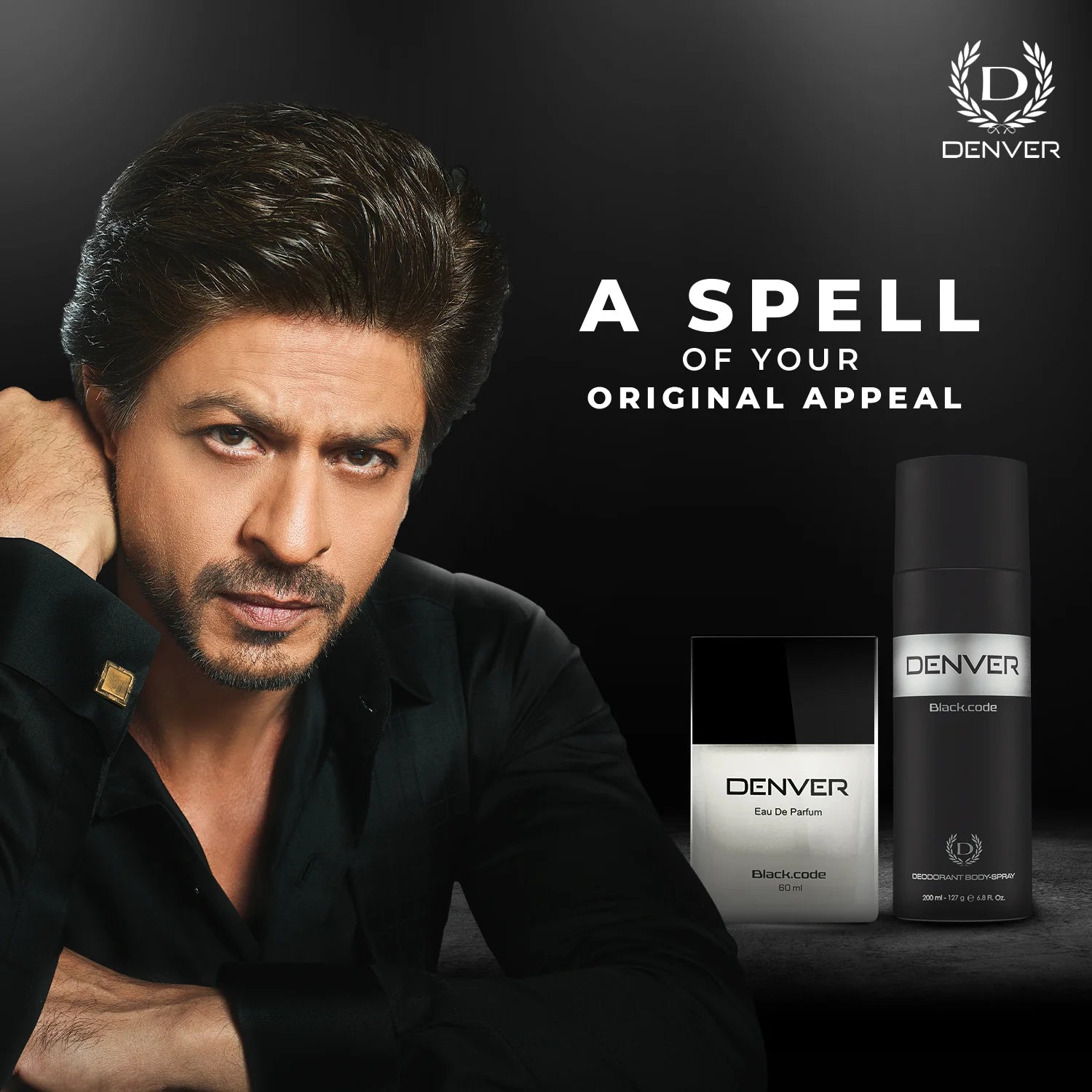 Denver Gift Pack Black Code | 60ml Perfume | 200 ml Deodorant