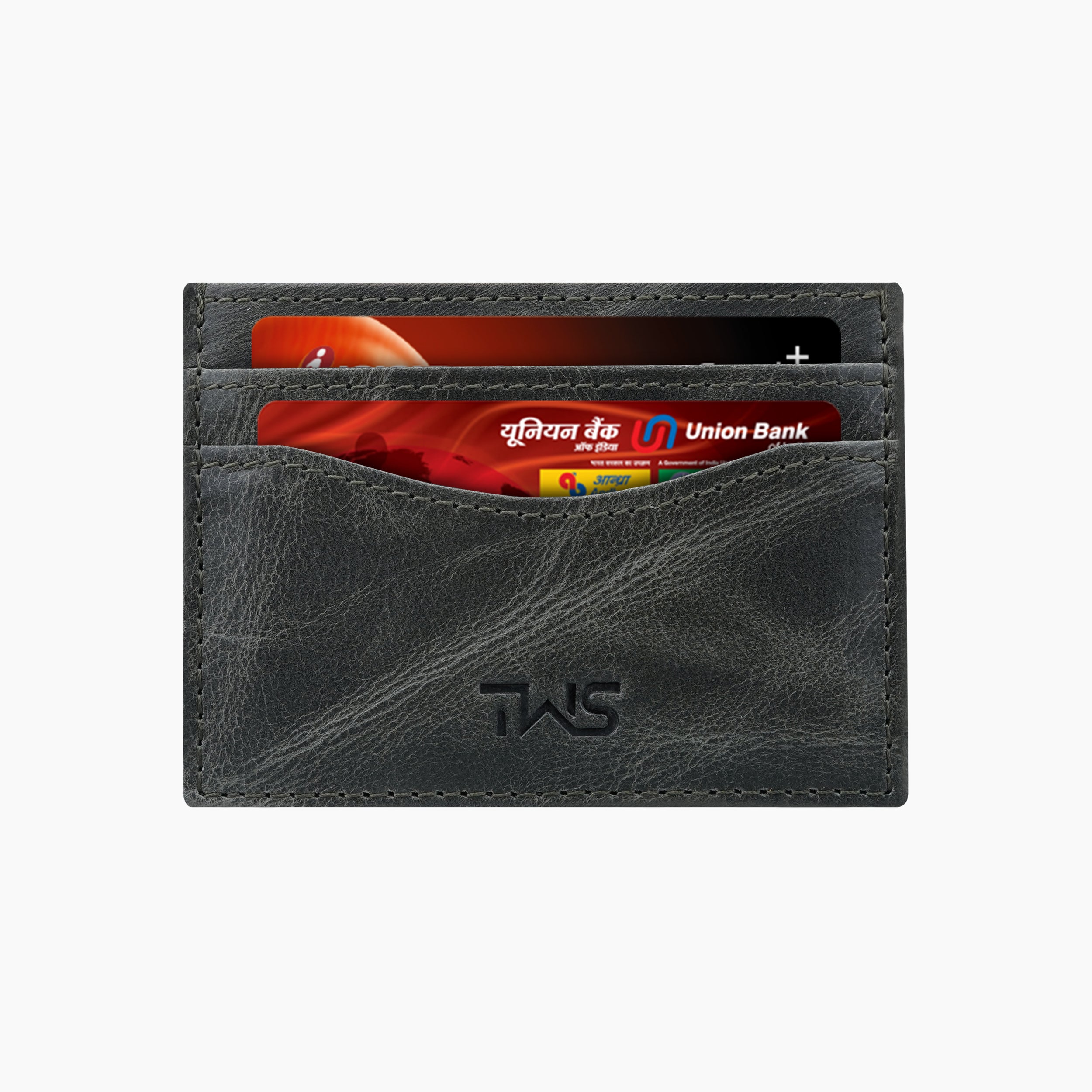 Minimalistic Genuine Leather Card Holder - Green