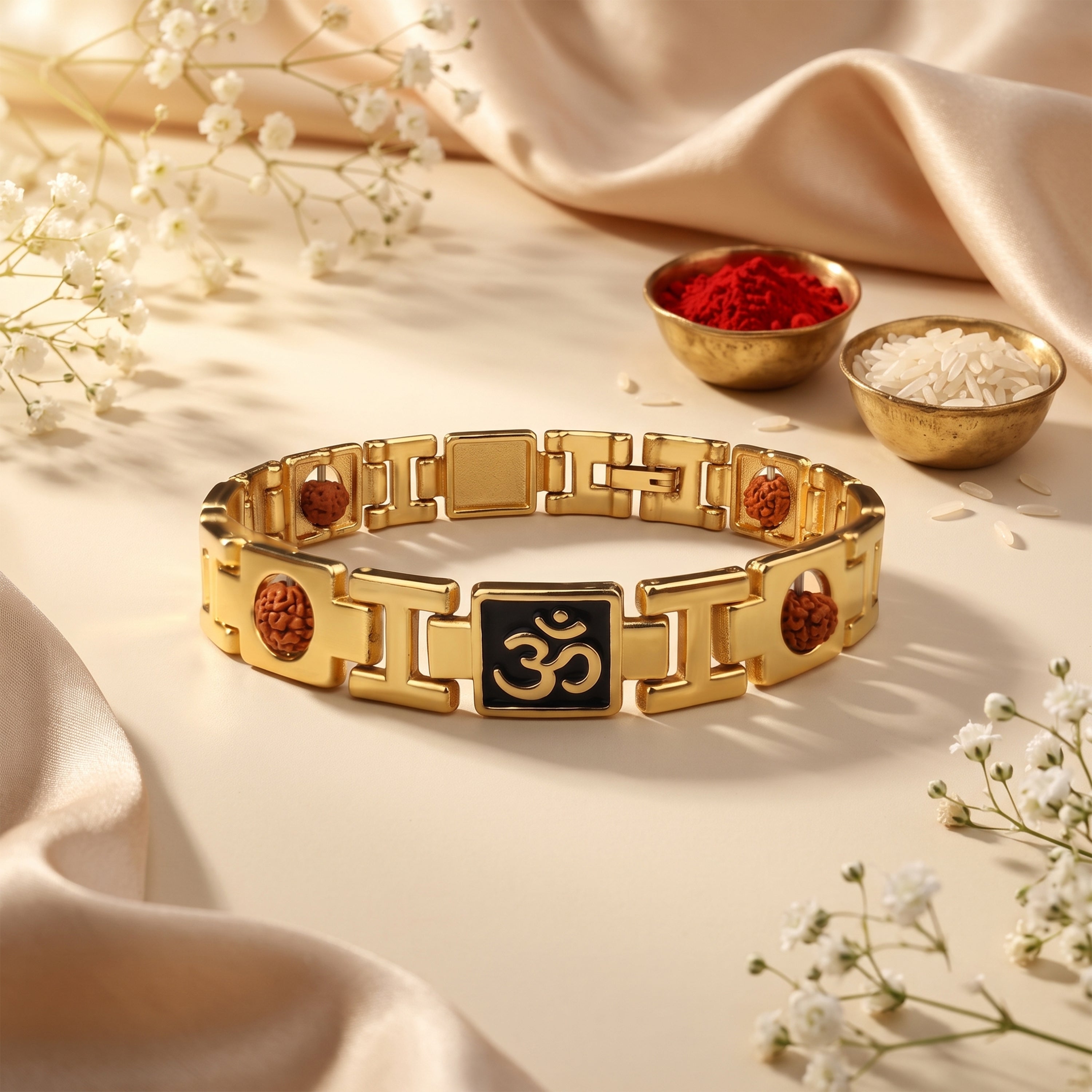 Om Rudra Shakti Bracelet Rakhi