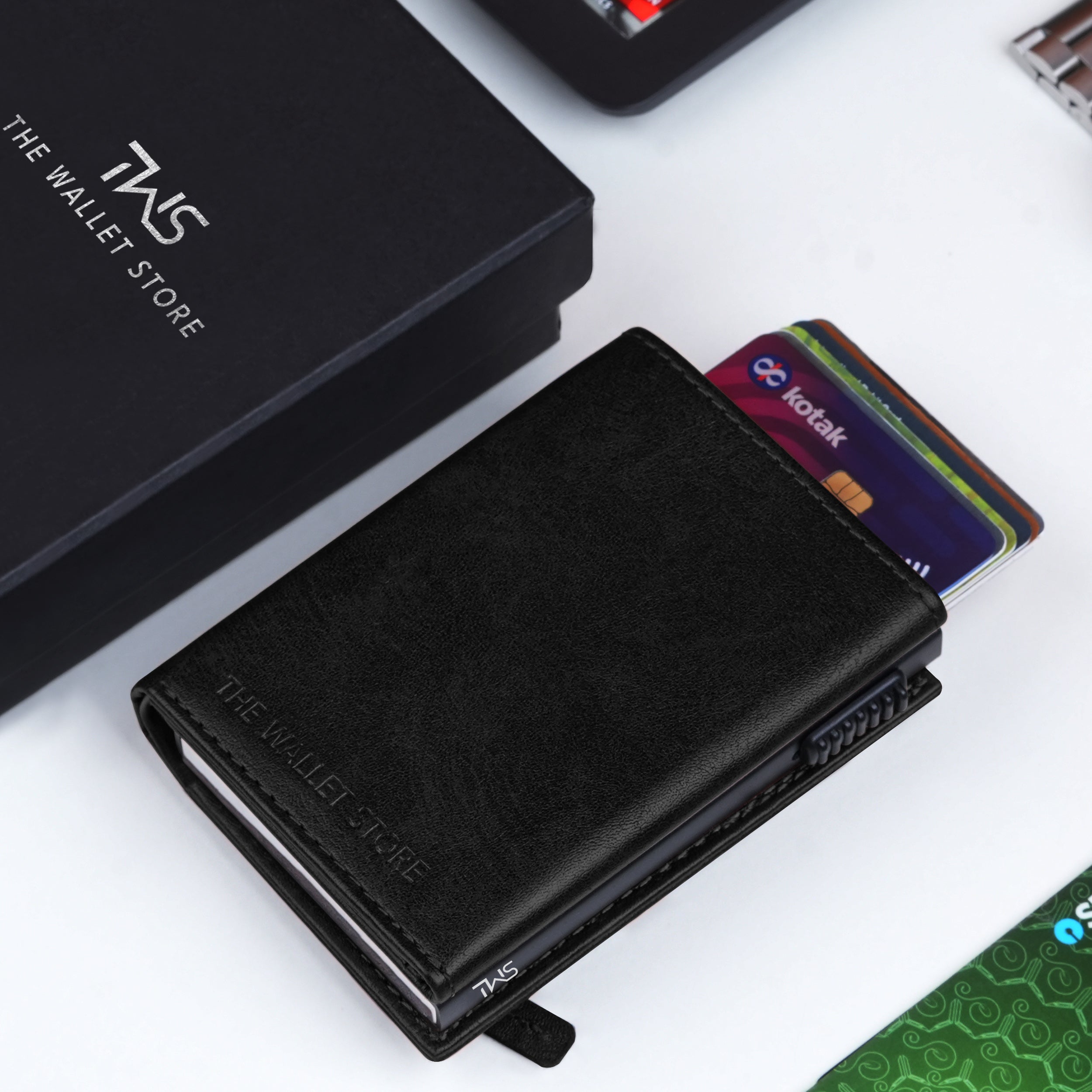 Defender RFID Protected Wallet Cardholder - Black