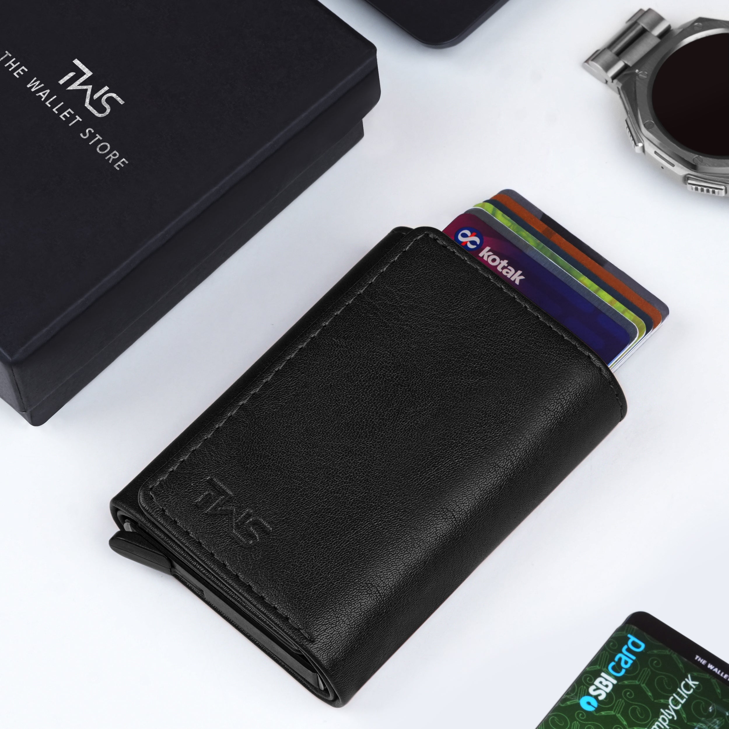 Maverick RFID Protected Wallet Cardholder - Black