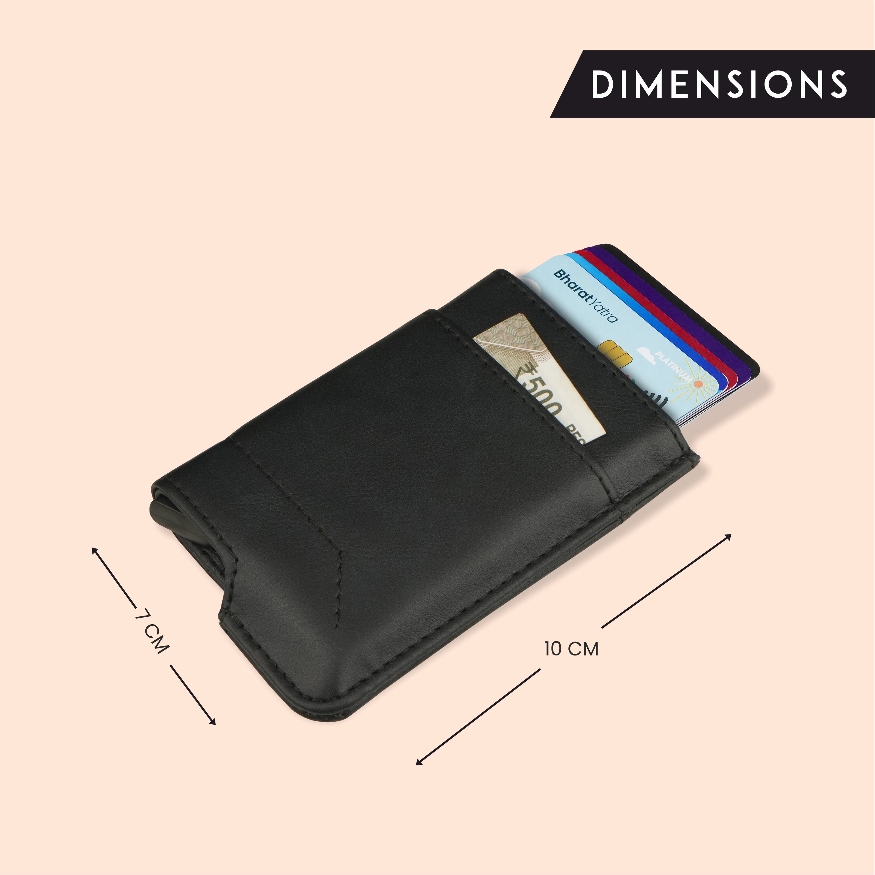 Apex RFID Protected Pop-Up Cardholder - Black