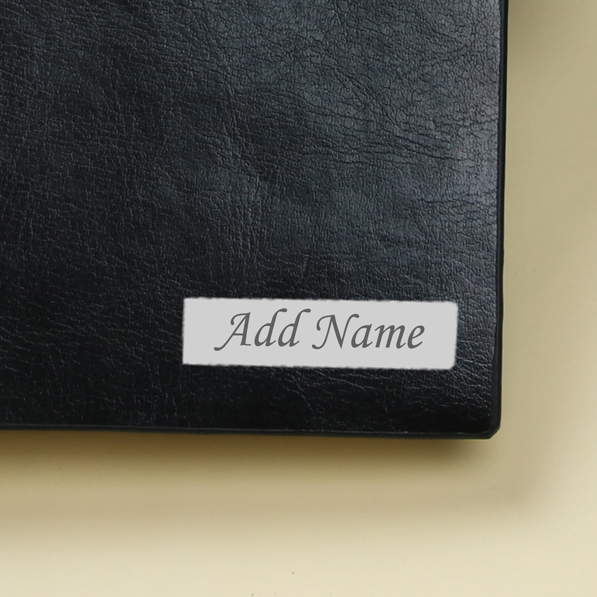 Personalized Premium Leather Cover Notebook & Pen Gift Set