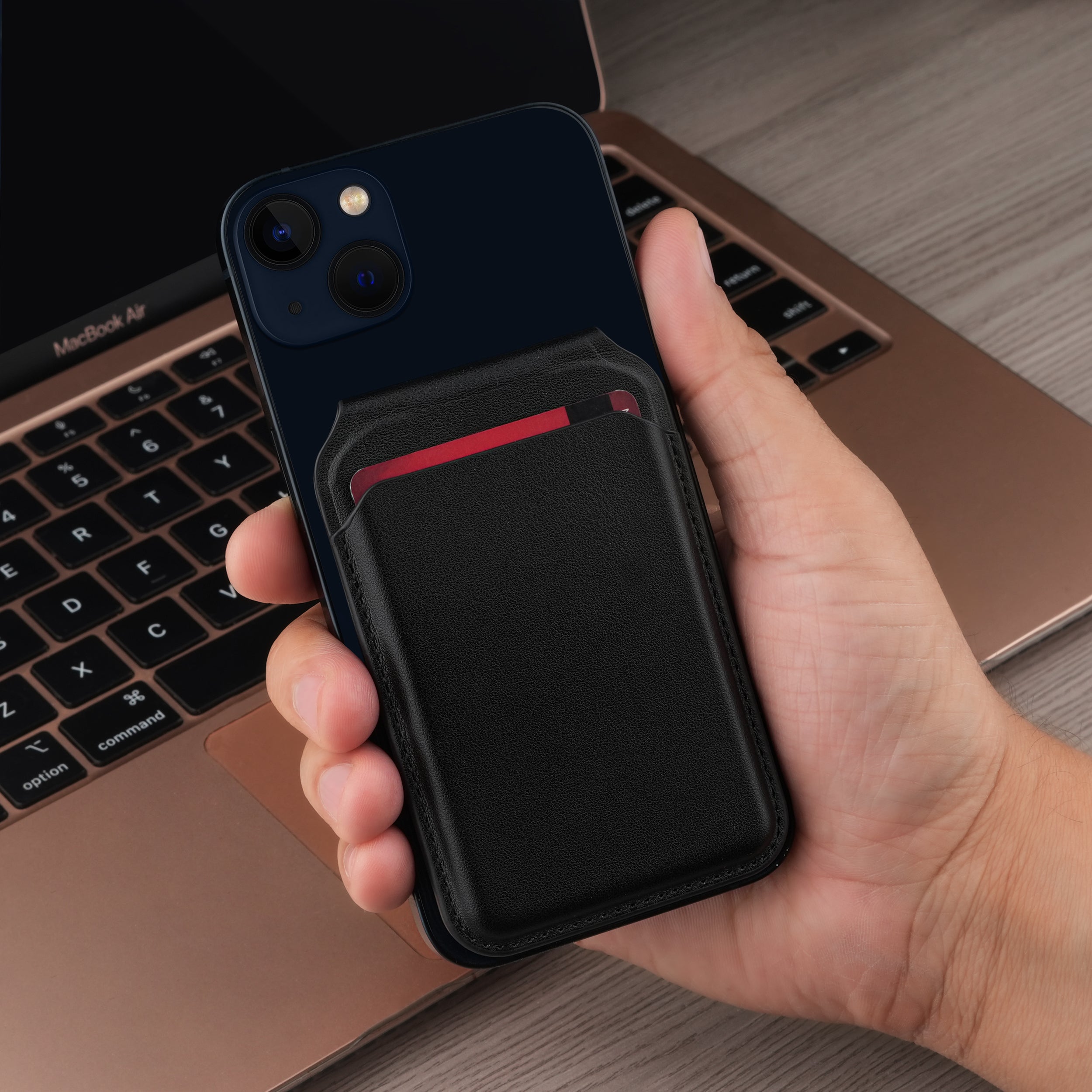 MagShield Secure Leather Cardholder