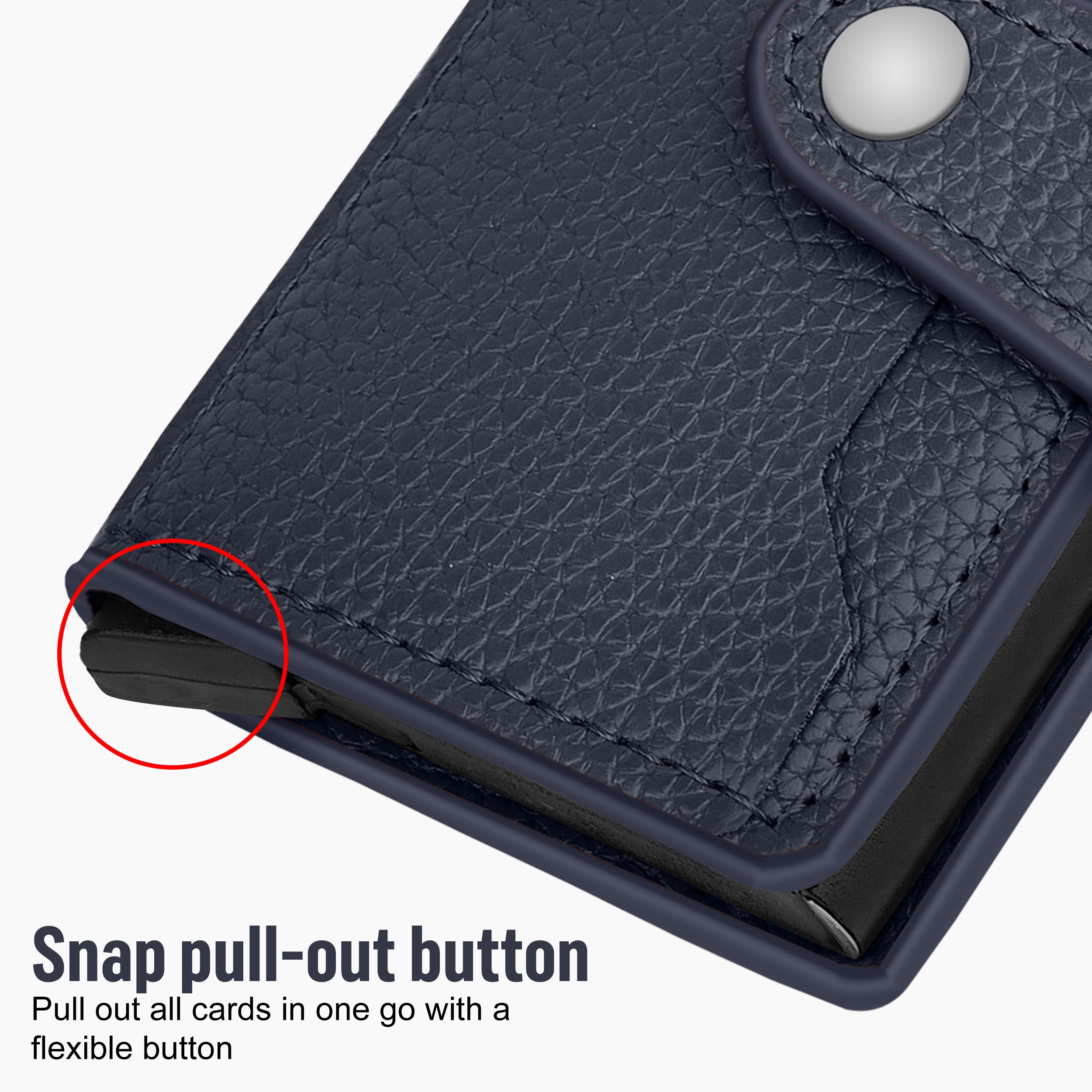 Stealth Shield RFID Protected Pop-Up Wallet Cardholder - Blue
