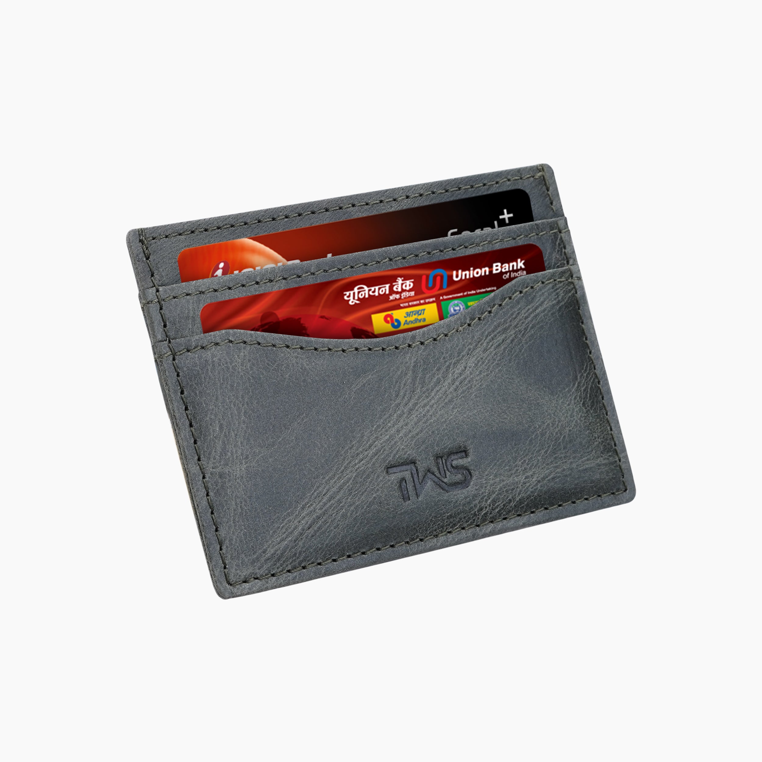 Minimalistic Genuine Leather Card Holder - Green