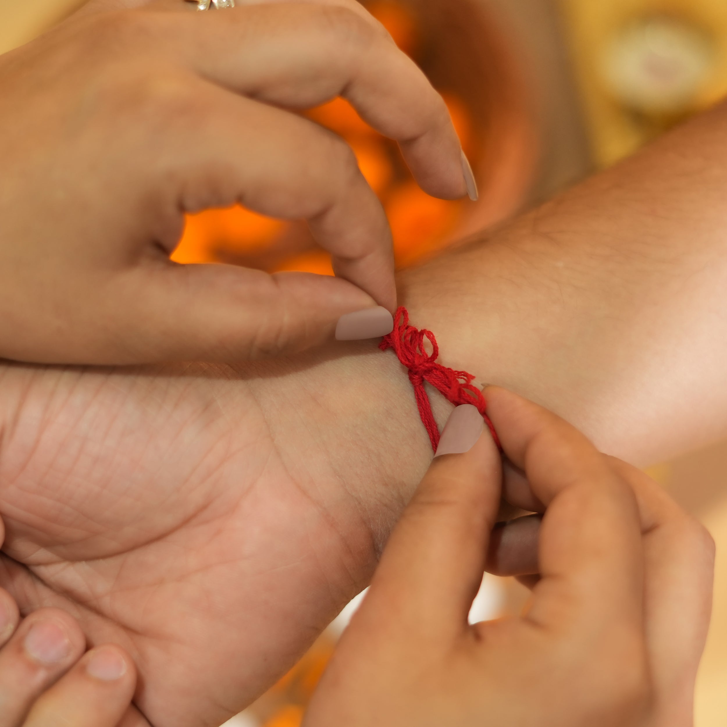 Personalized Regal Thread Rakhi With Name
