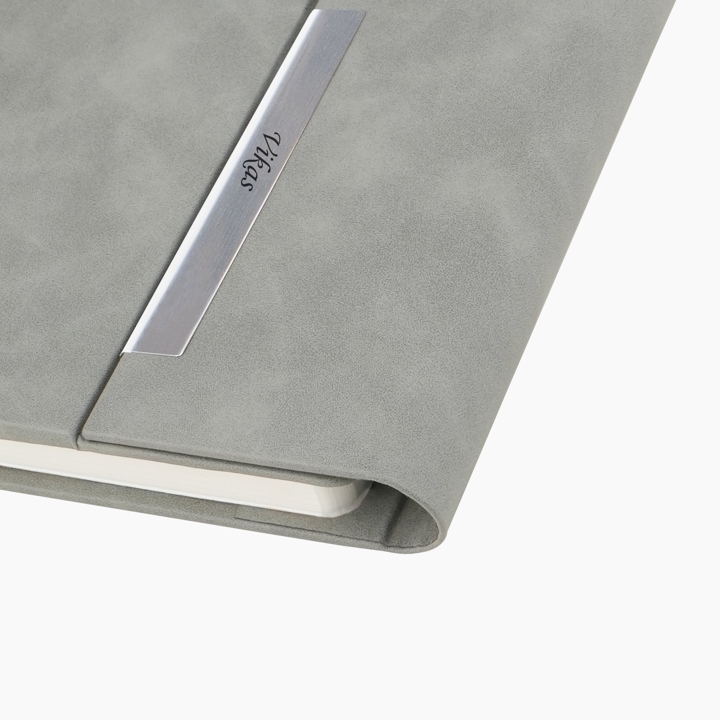 Silver Edge Personalized Diary & Pen Gift Set