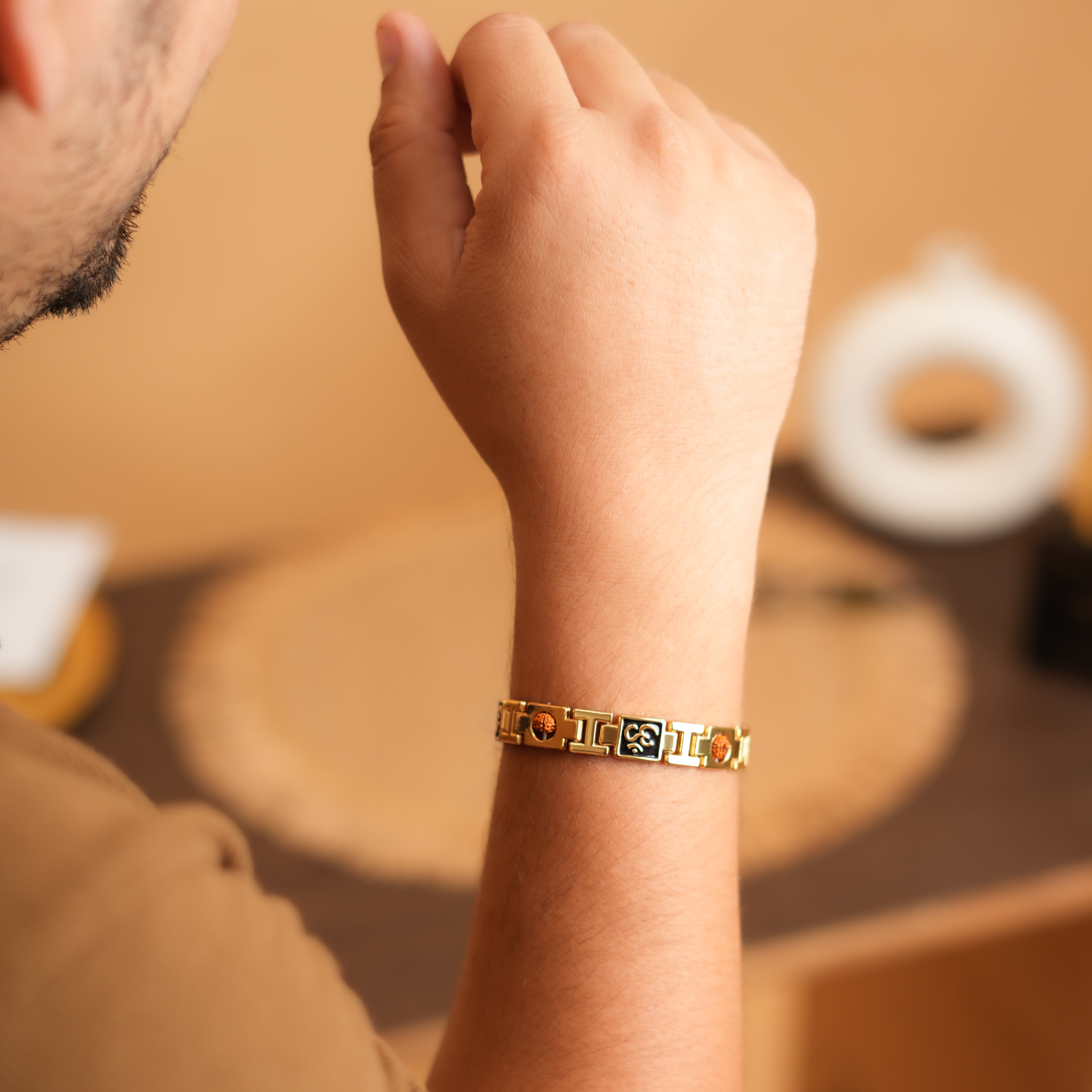 Om Rudra Shakti Bracelet Rakhi