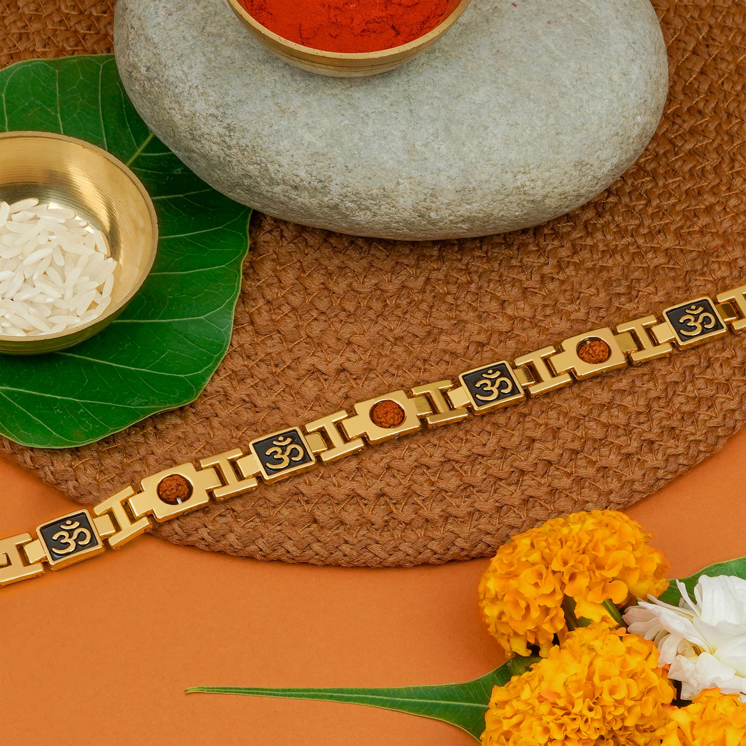 Om Rudra Shakti Bracelet Rakhi
