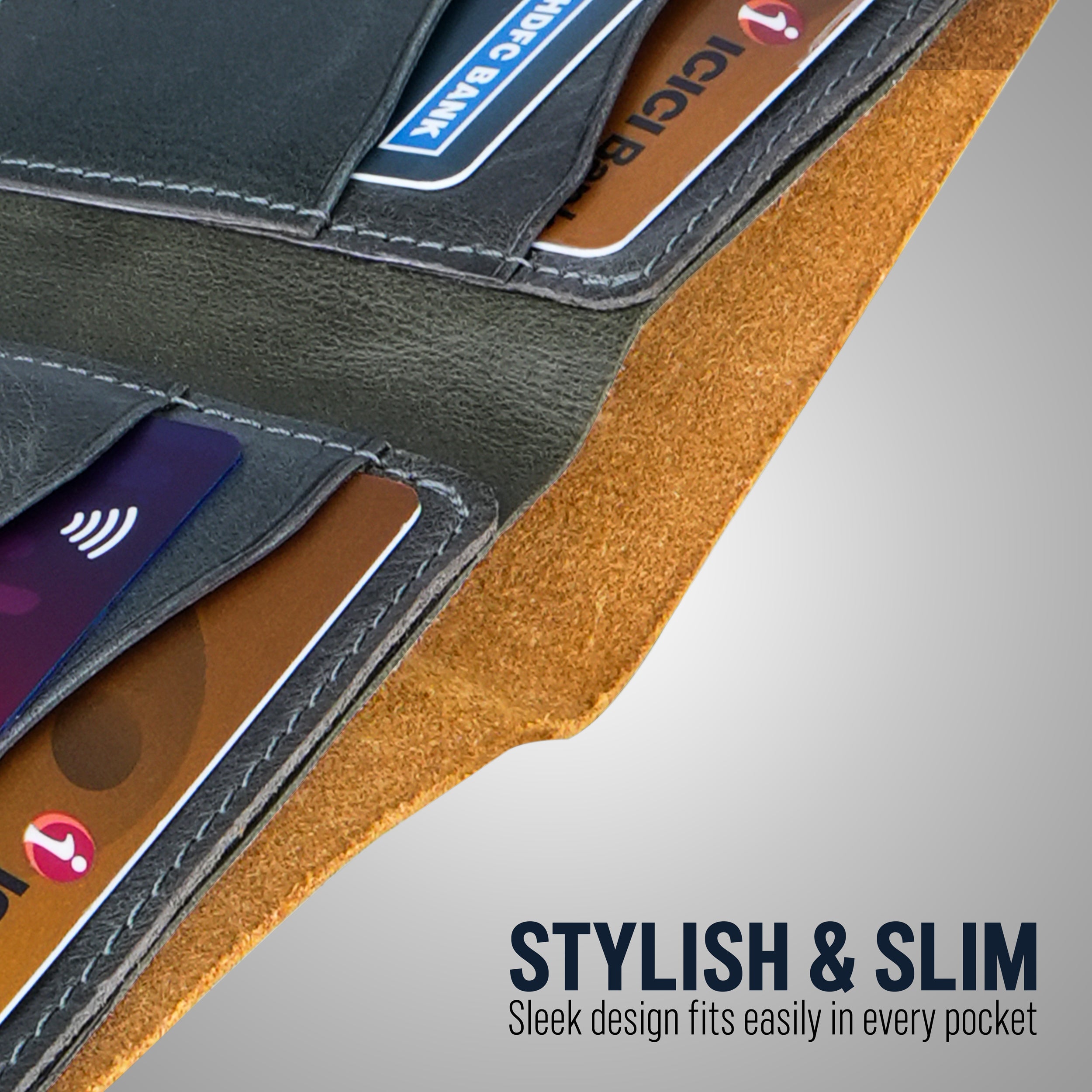 Heritage Genuine Leather Wallet for Men - Tan