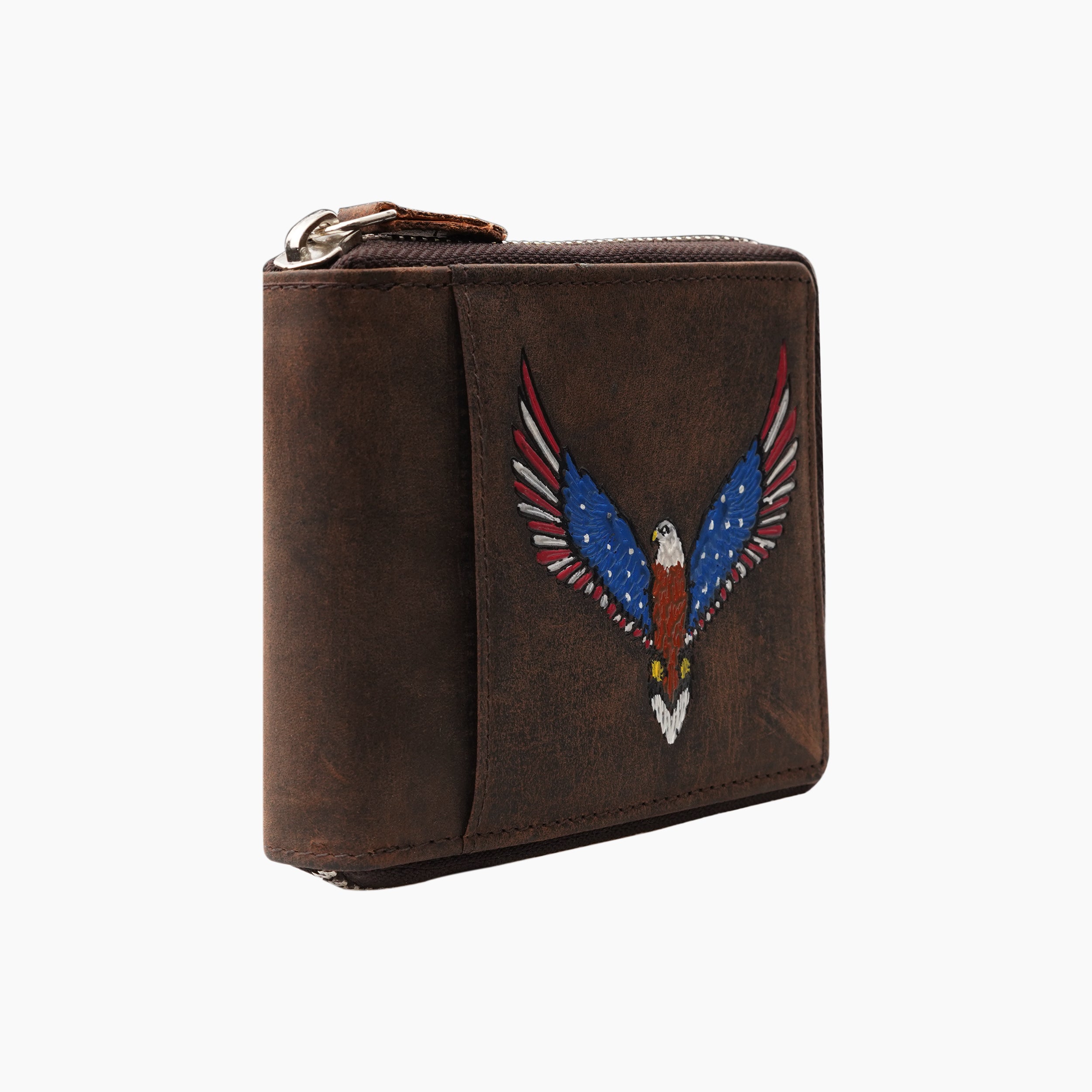 Majestic Genuine Leather Zipper Wallet For Men