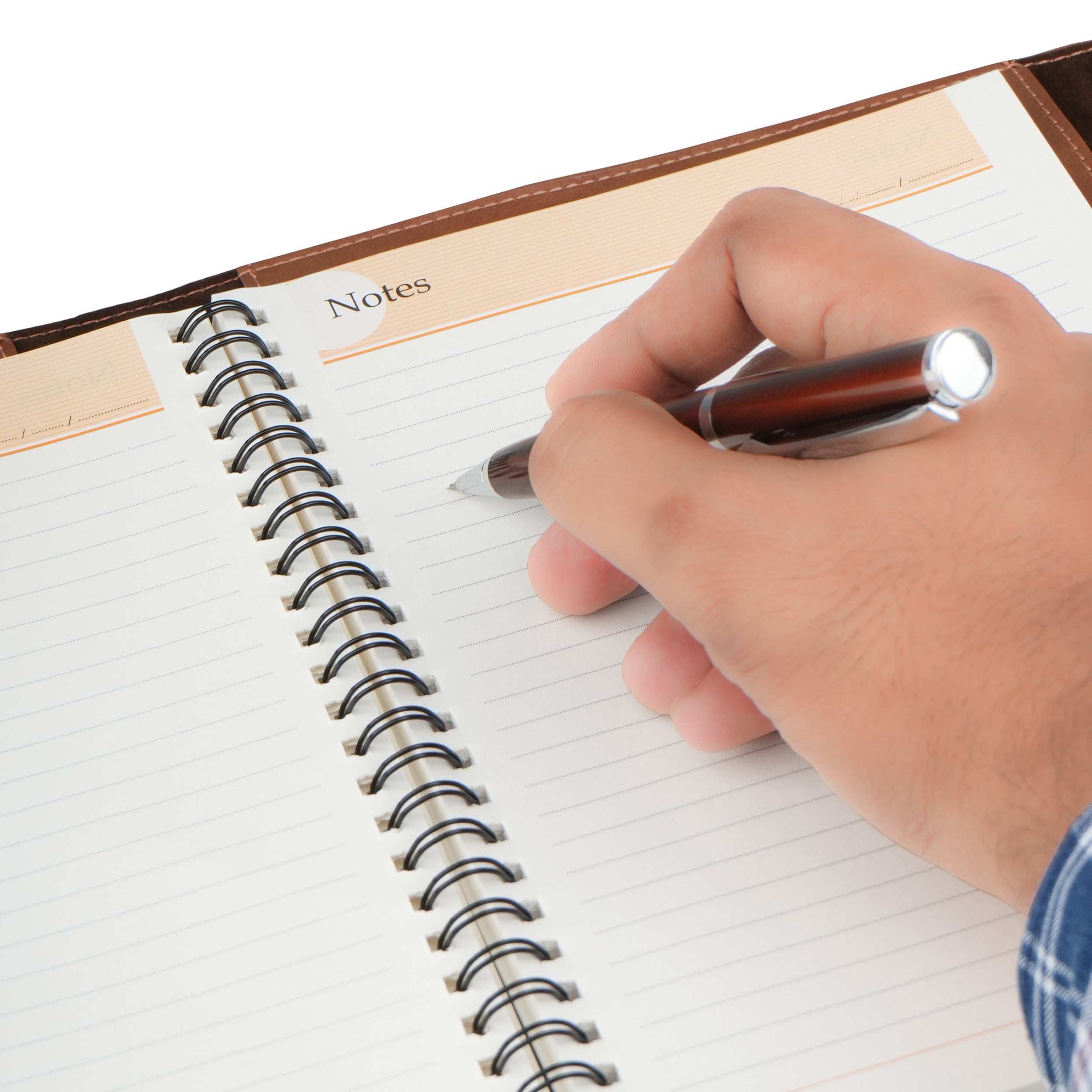 Personalized Persona Suede Leather Diary