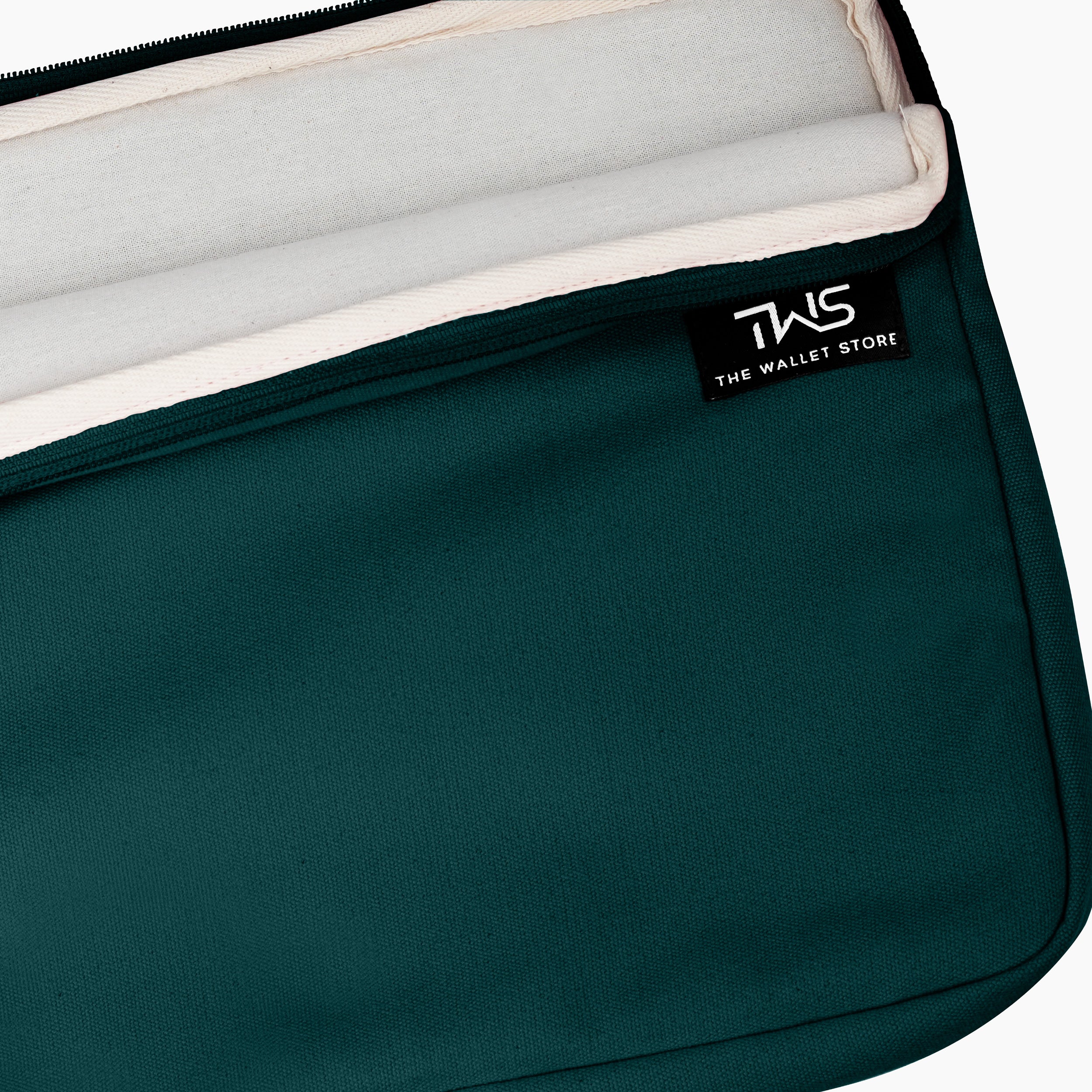Sleek Guard Canvas Laptop Sleeve - Teal