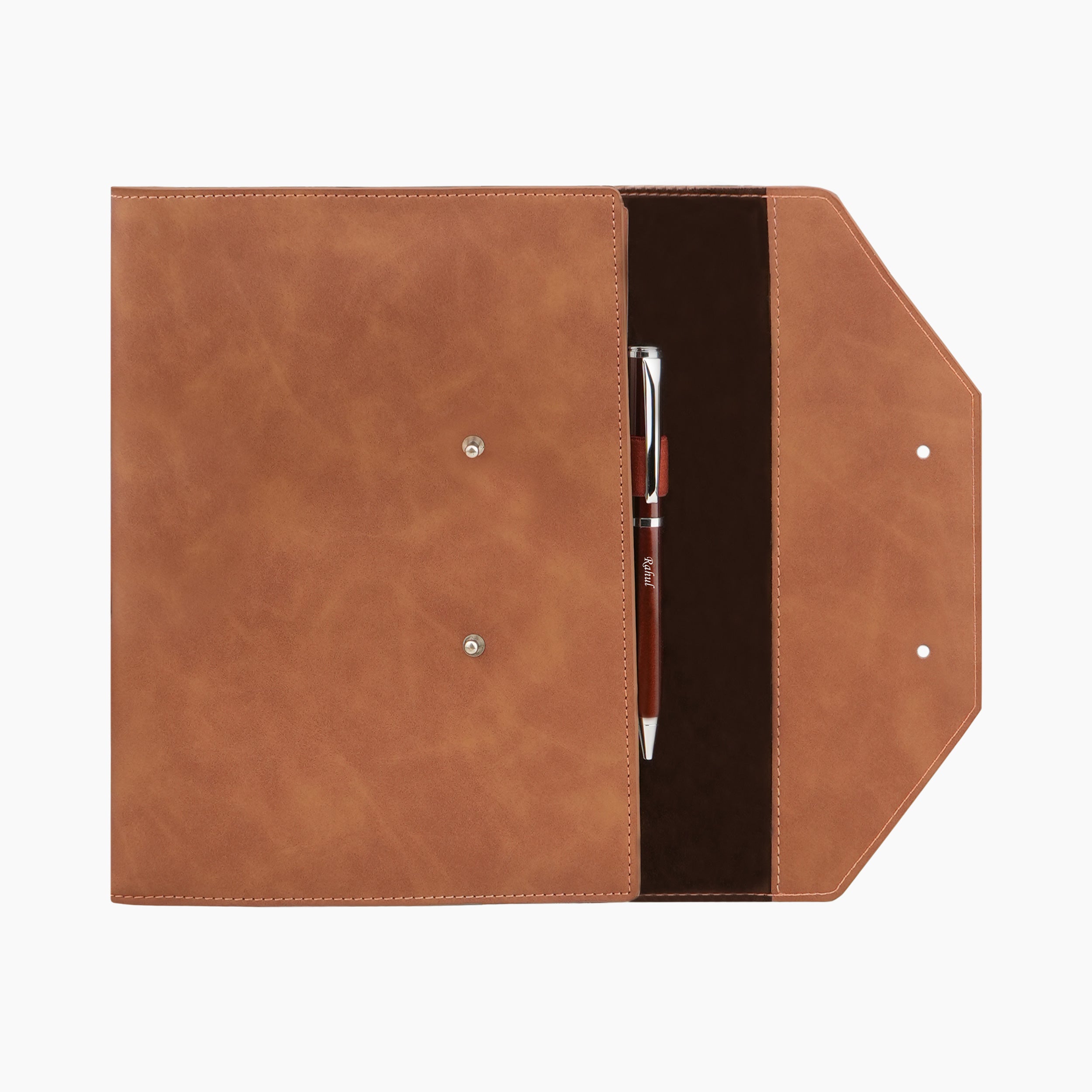 Personalized Persona Suede Leather Diary