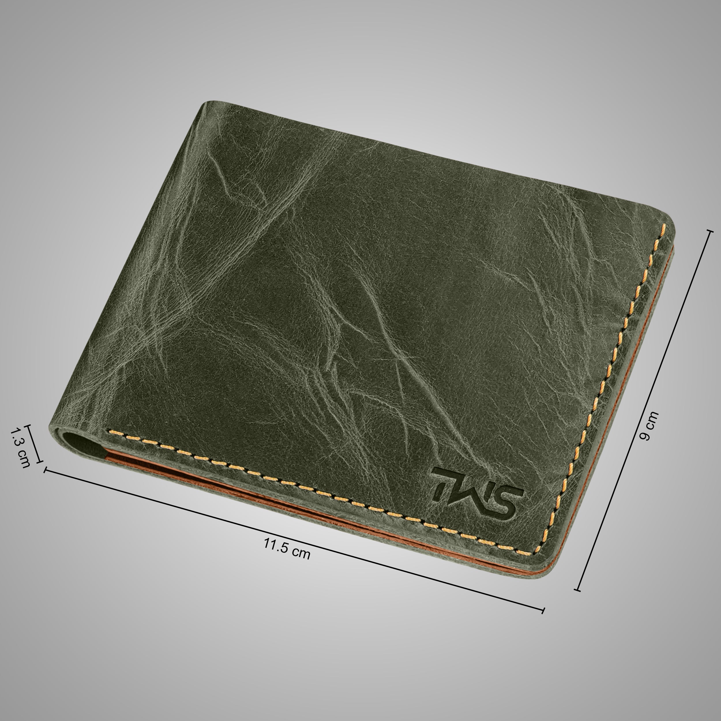 Heritage Genuine Leather Wallet for Men - Green