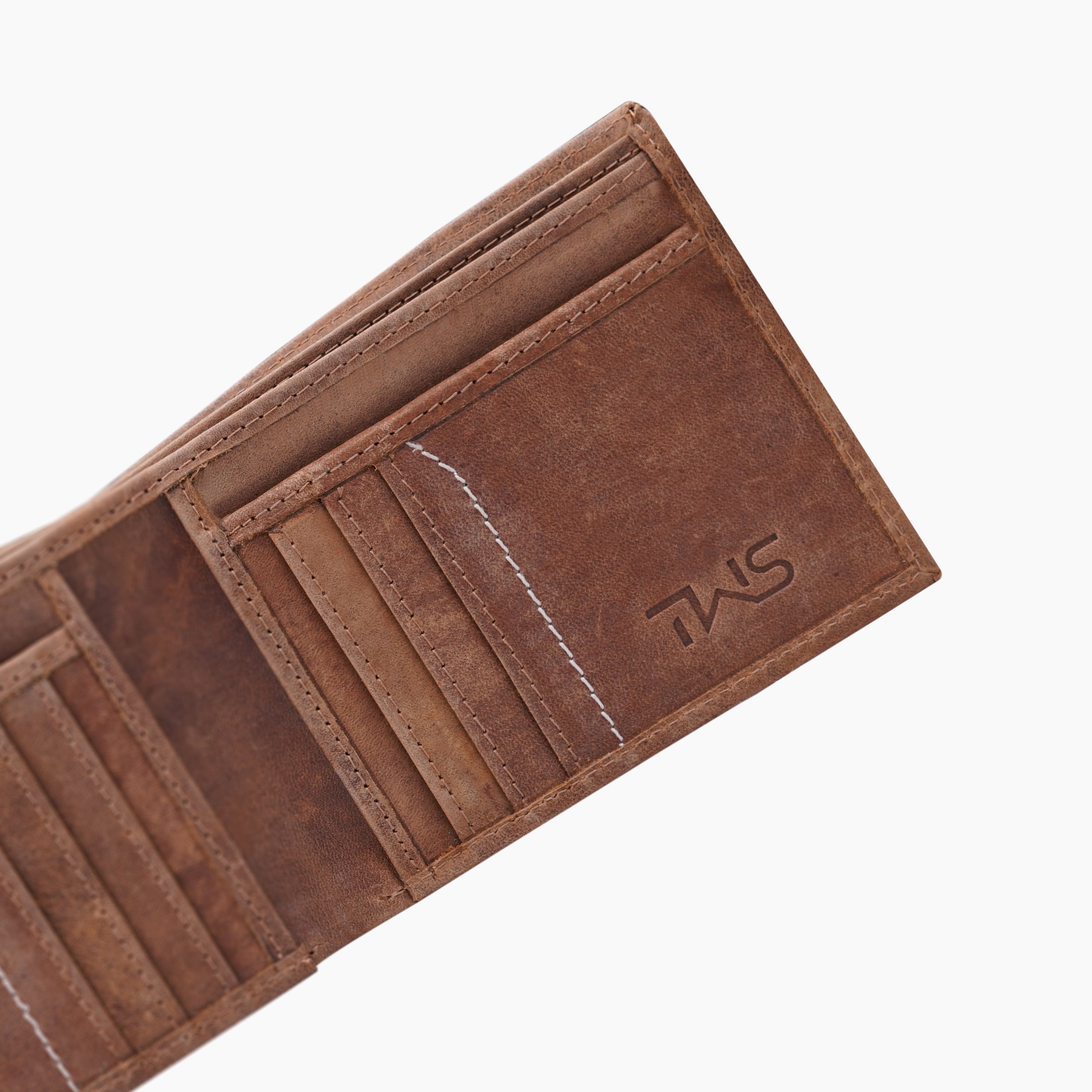 Eagle Emblem Genuine Leather Wallet For Men