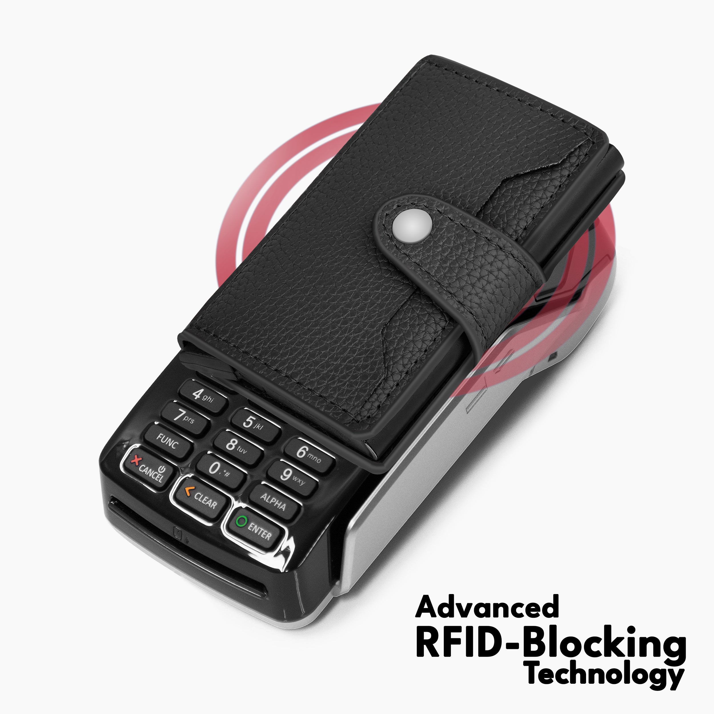Stealth Shield RFID Protected Pop-Up Wallet Cardholder - Black