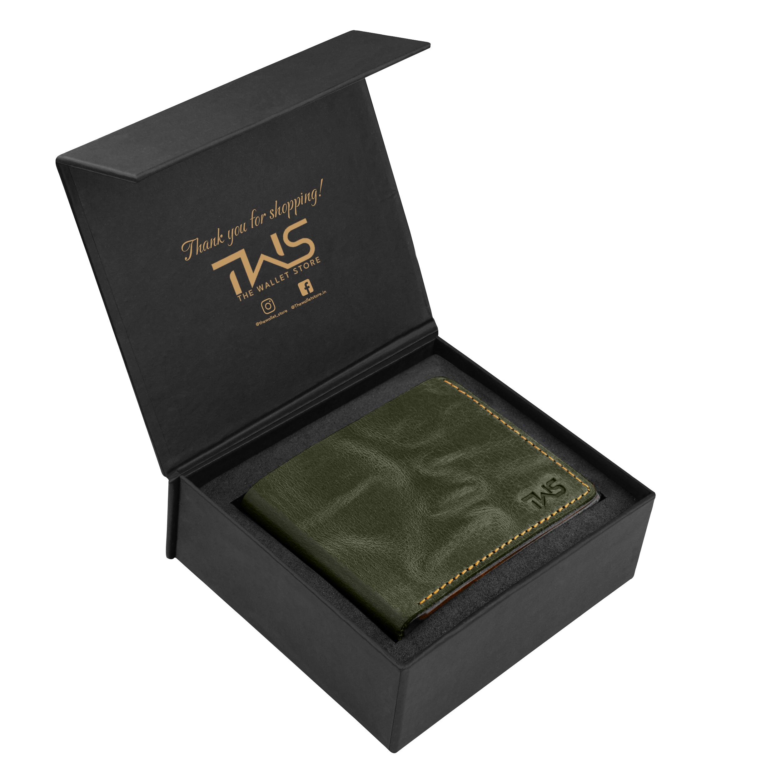 Heritage Genuine Leather Wallet for Men - Green