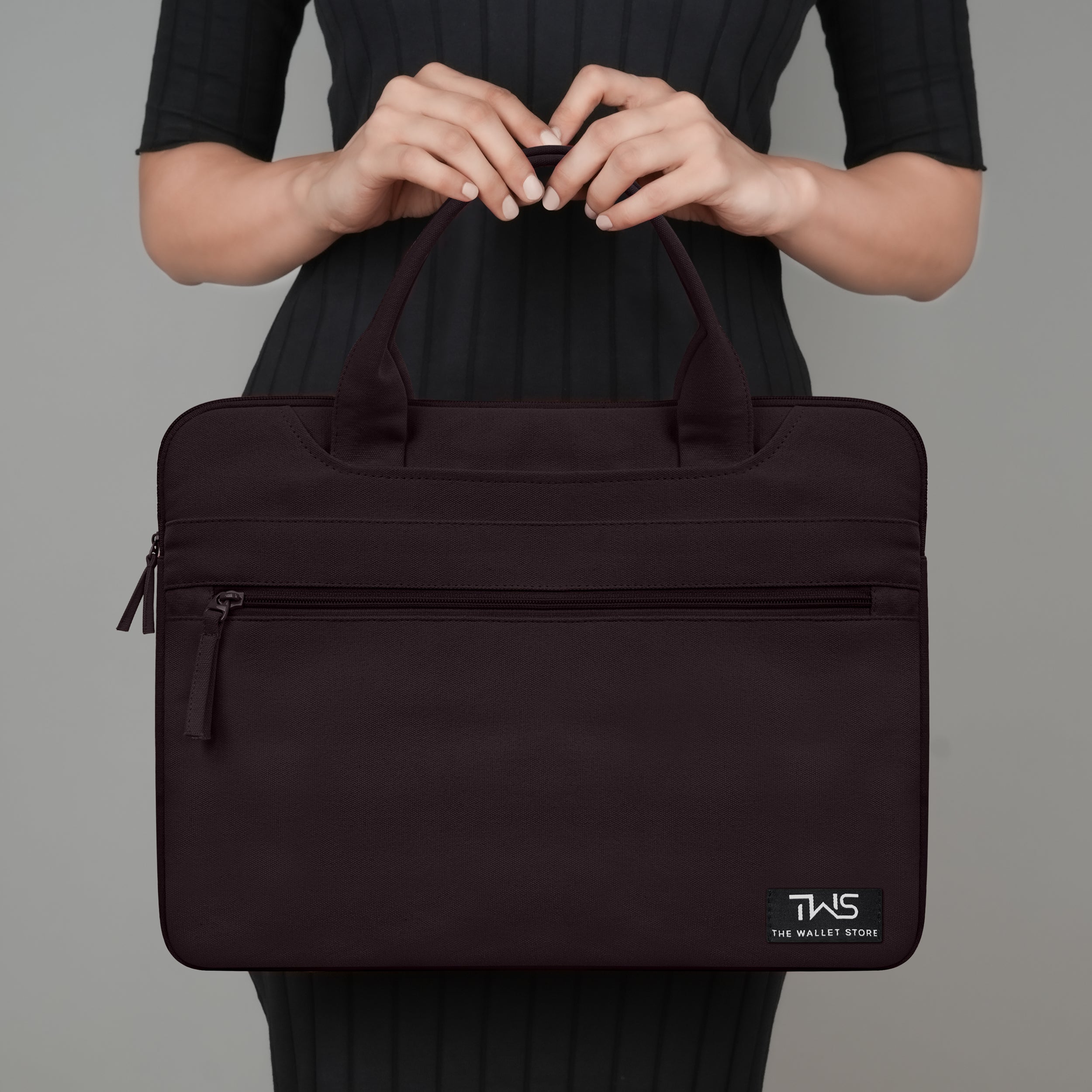 EcoCarry Canvas Laptop Bag - Brown