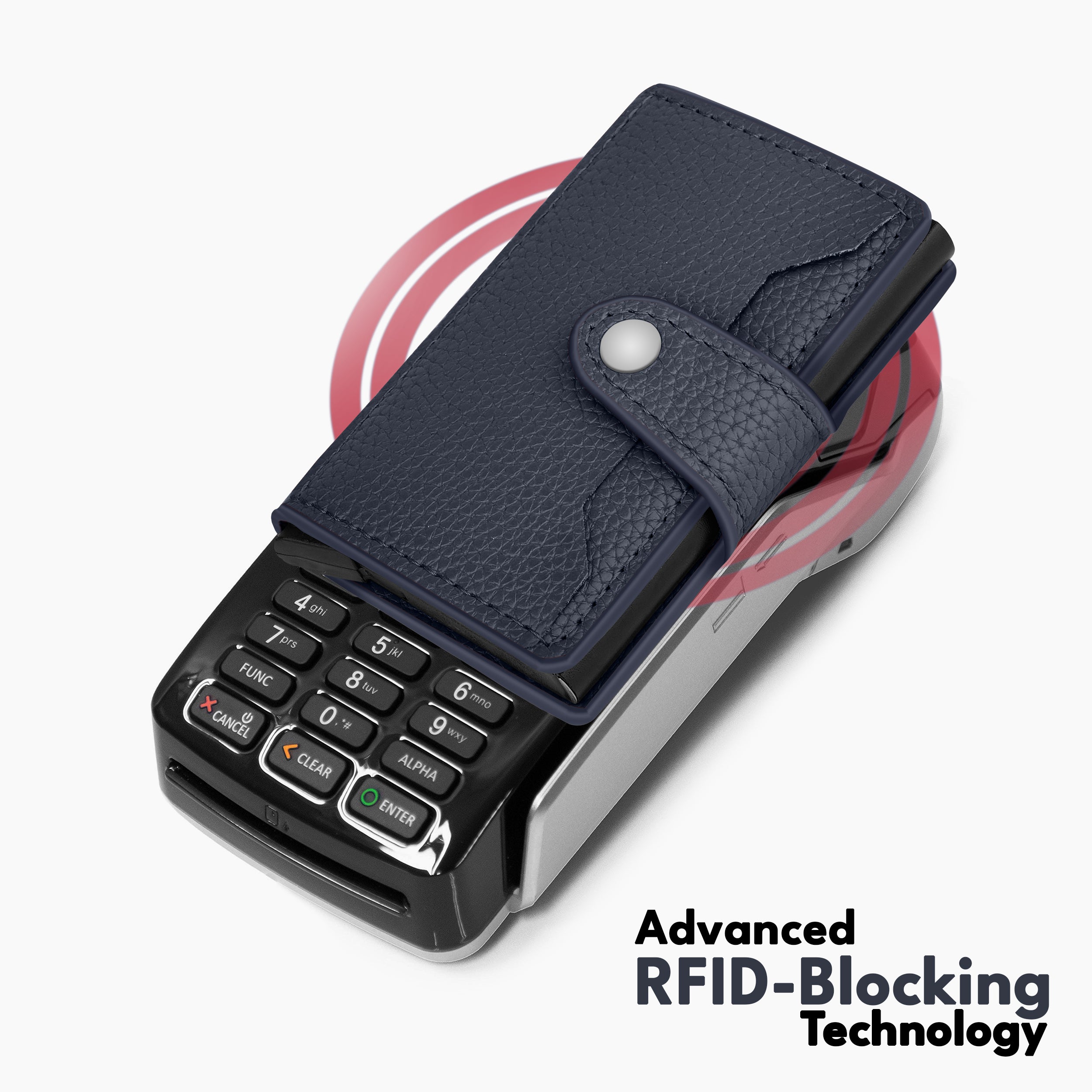 Stealth Shield RFID Protected Pop-Up Wallet Cardholder - Blue