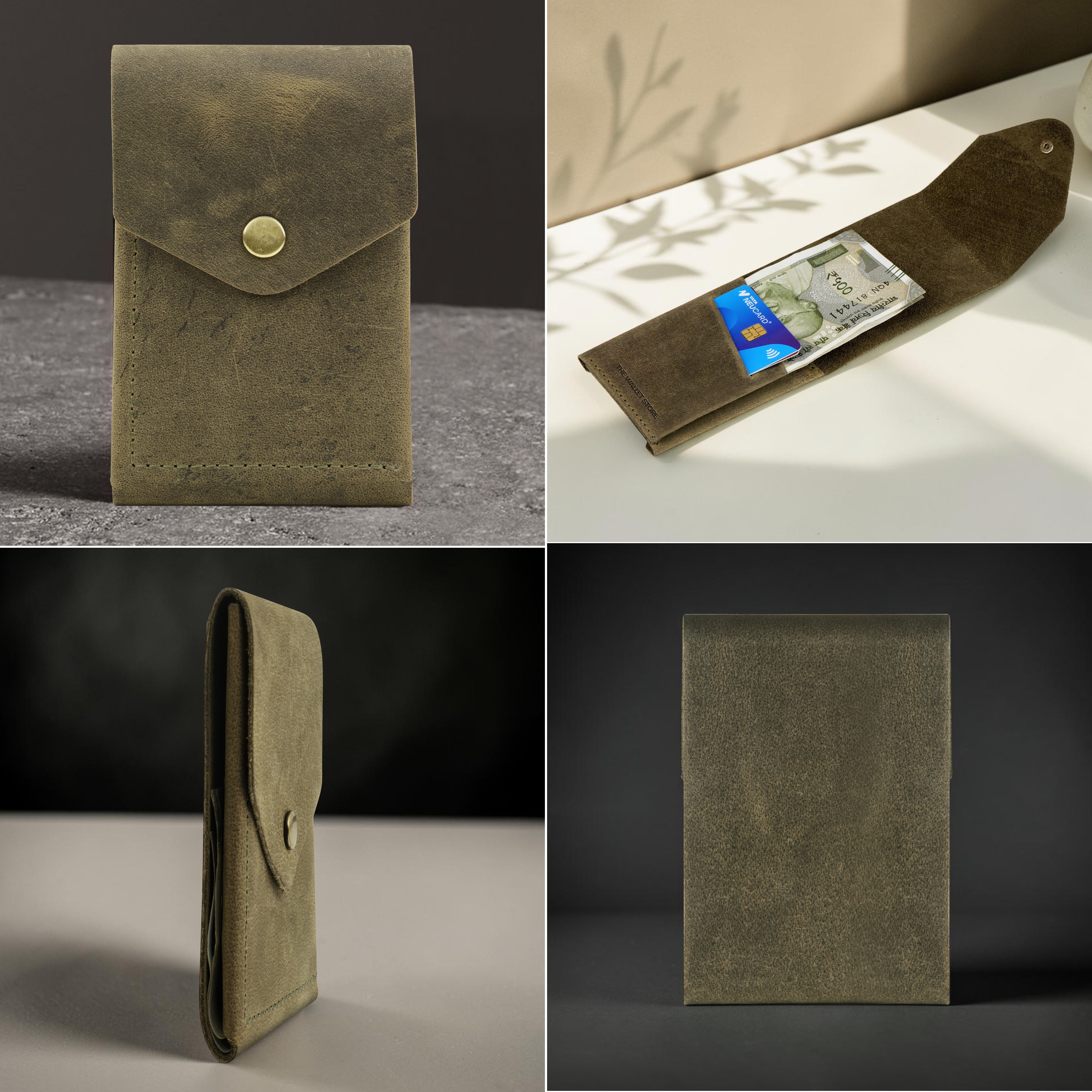 Flip 2.0 Genuine Leather Wallet - Green