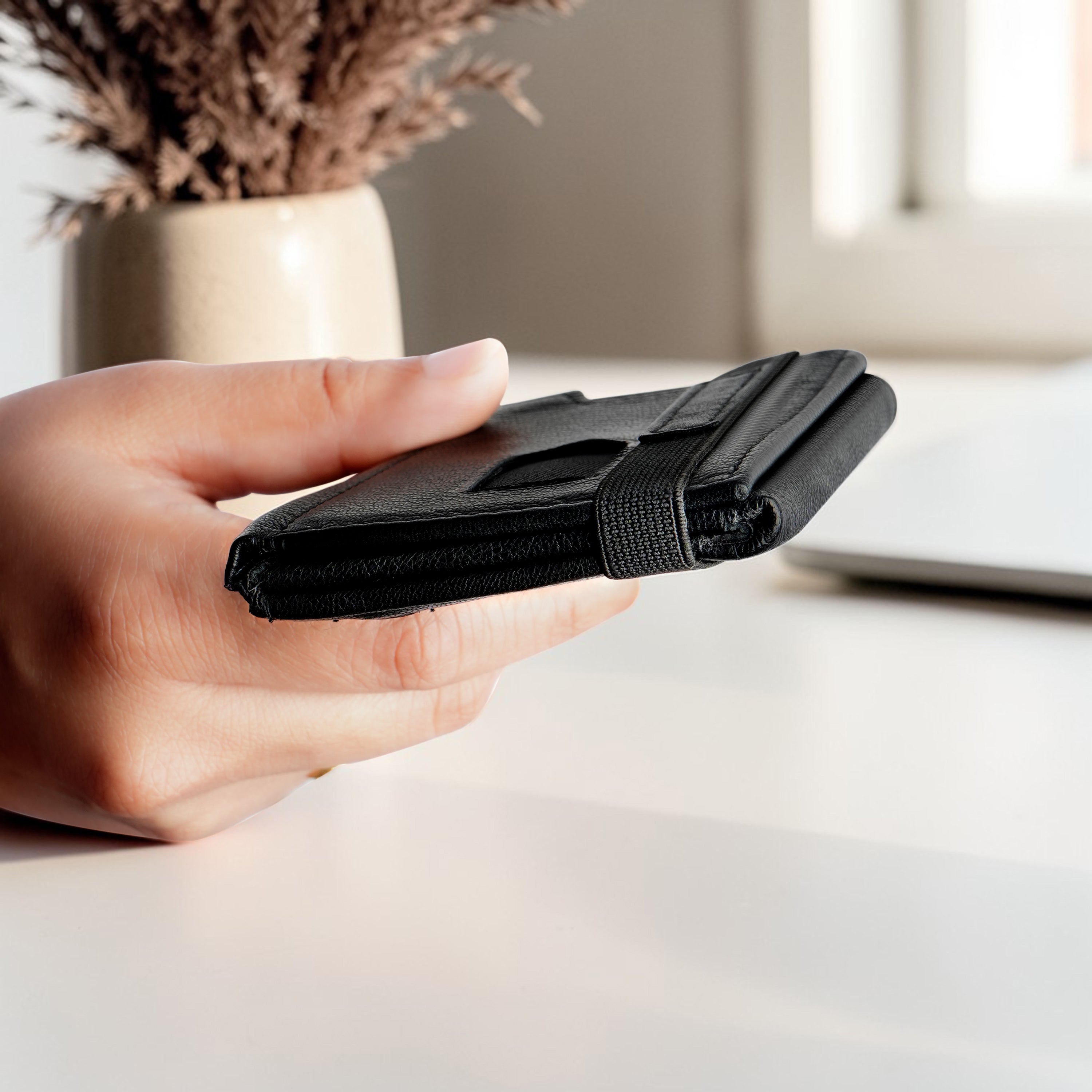 Secure Fold Genuine Leather Wallet Cardholder