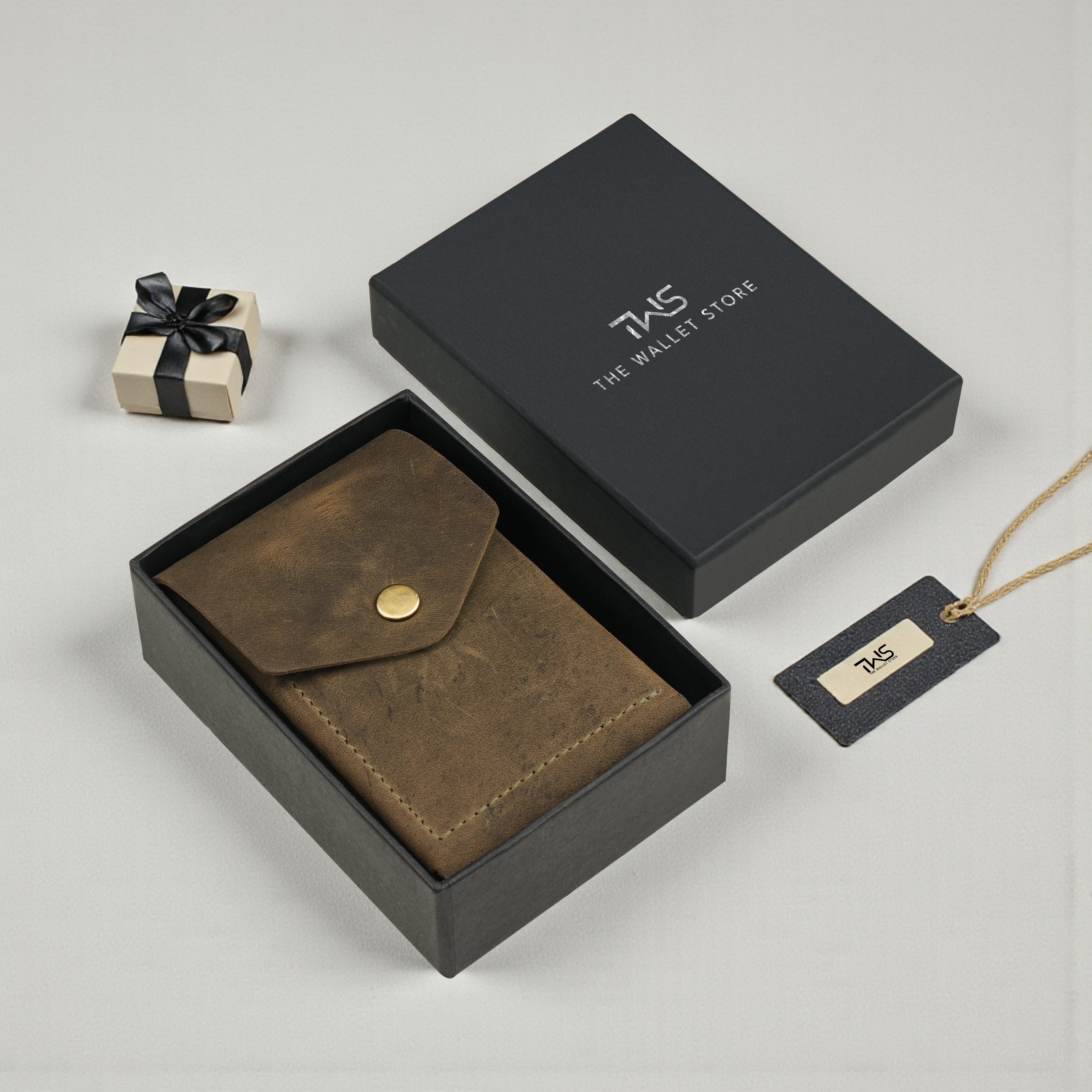 Flip Genuine Leather Wallet - Green