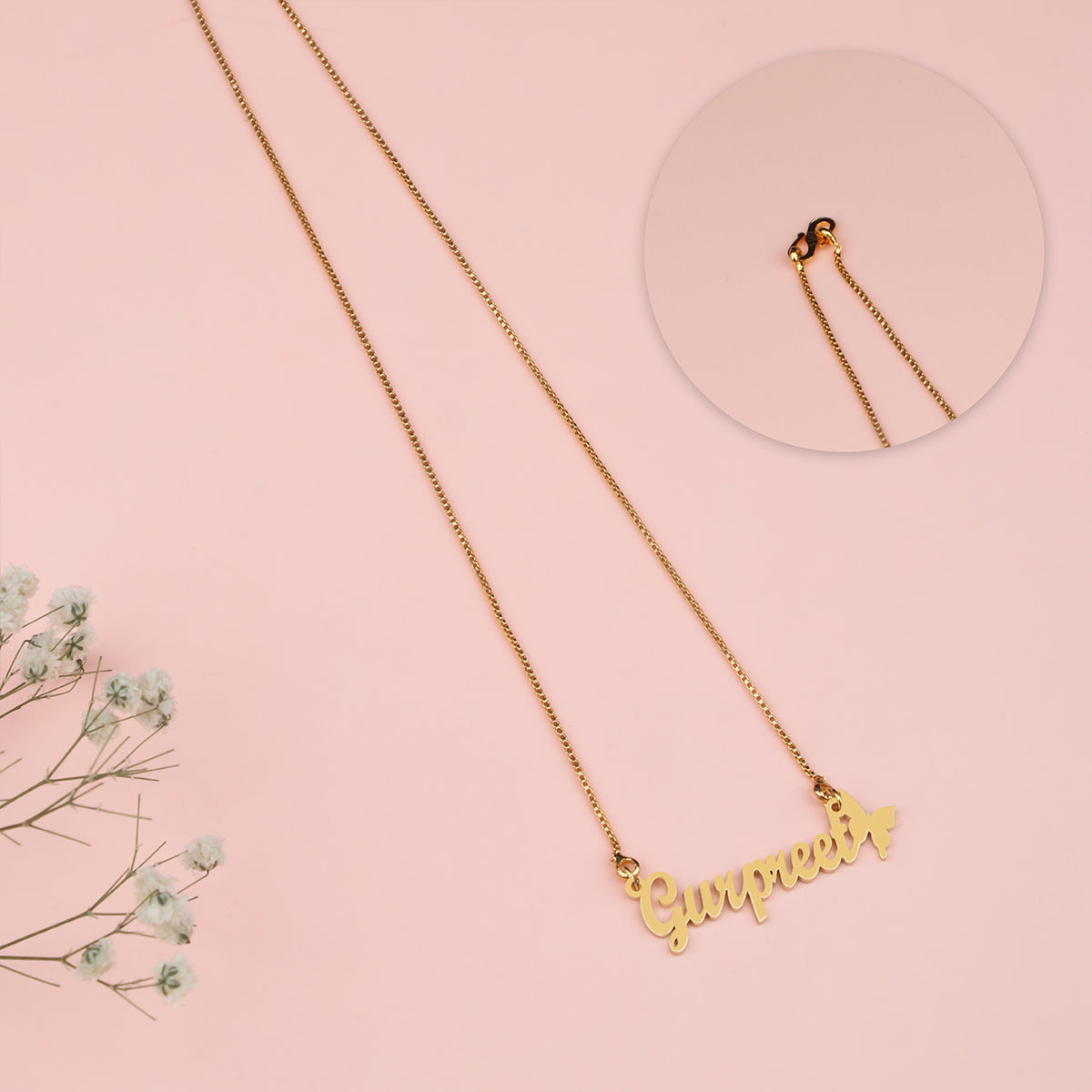 Butterfly Name Necklace
