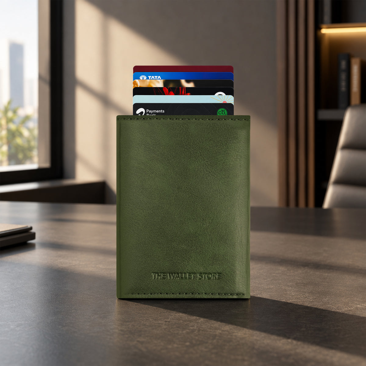 Guardian RFID Protection Wallet Card Holder - Green