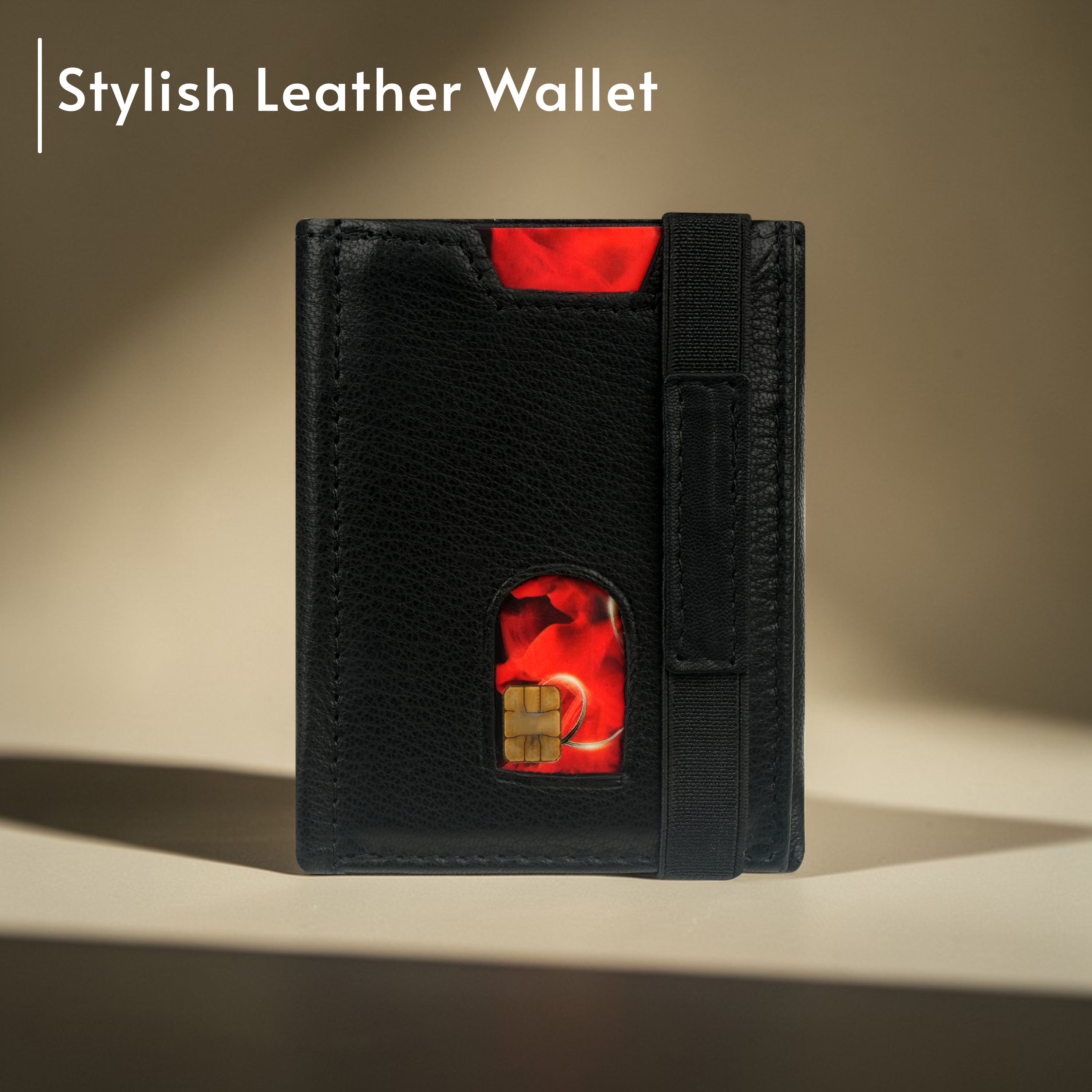 Secure Fold Genuine Leather Wallet Cardholder