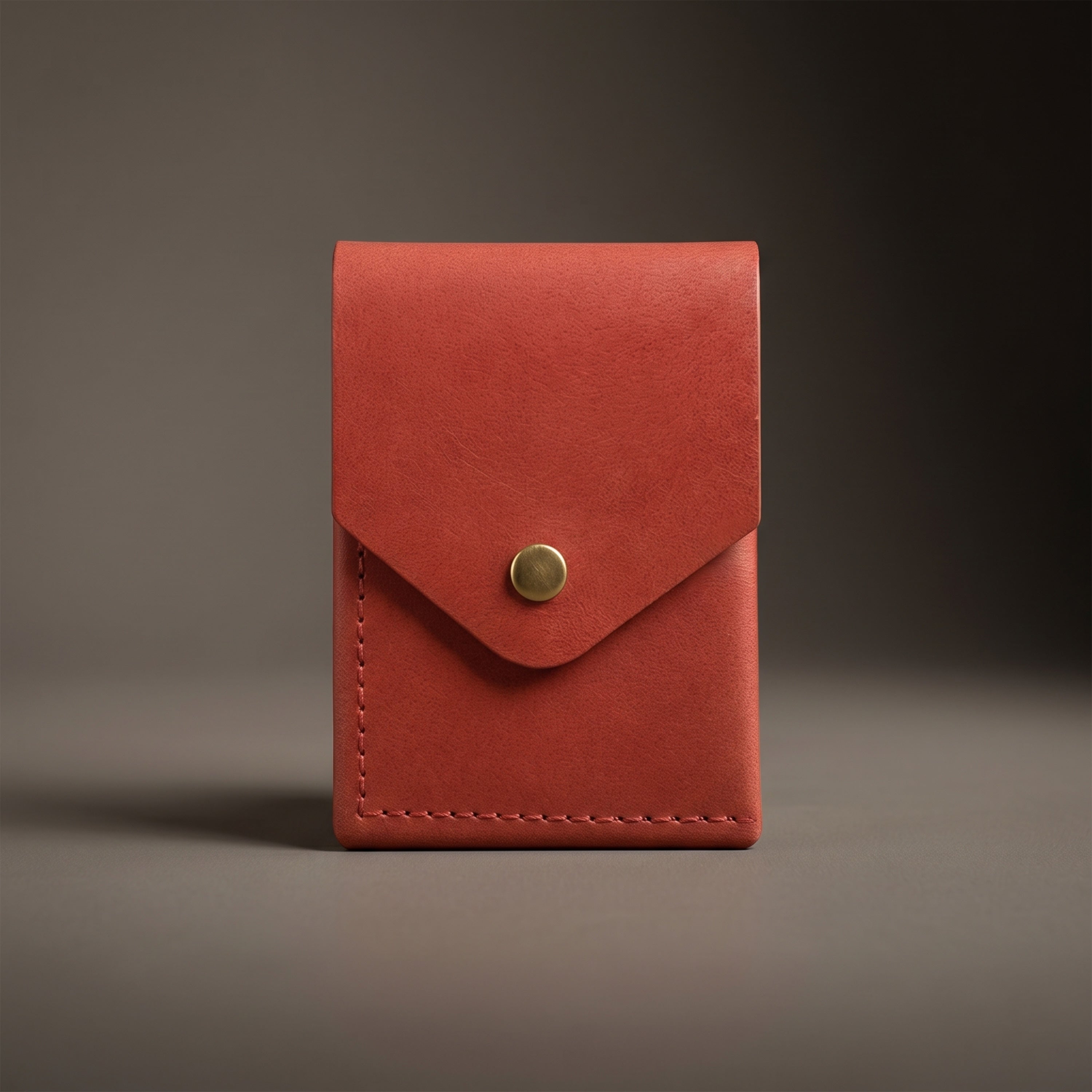 Flip 2.0 Genuine Leather Wallet - Red