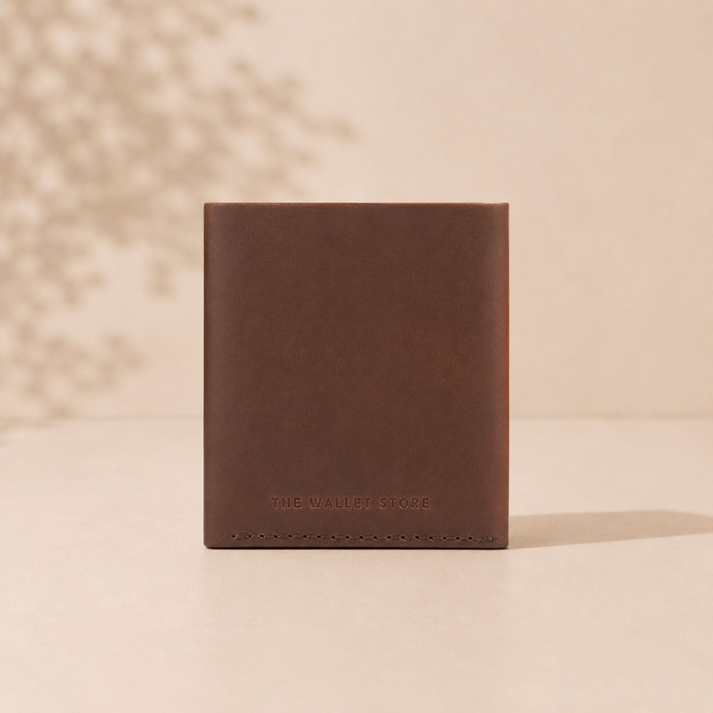Snapper Minimalist Genuine Leather Wallet - Dark Brown