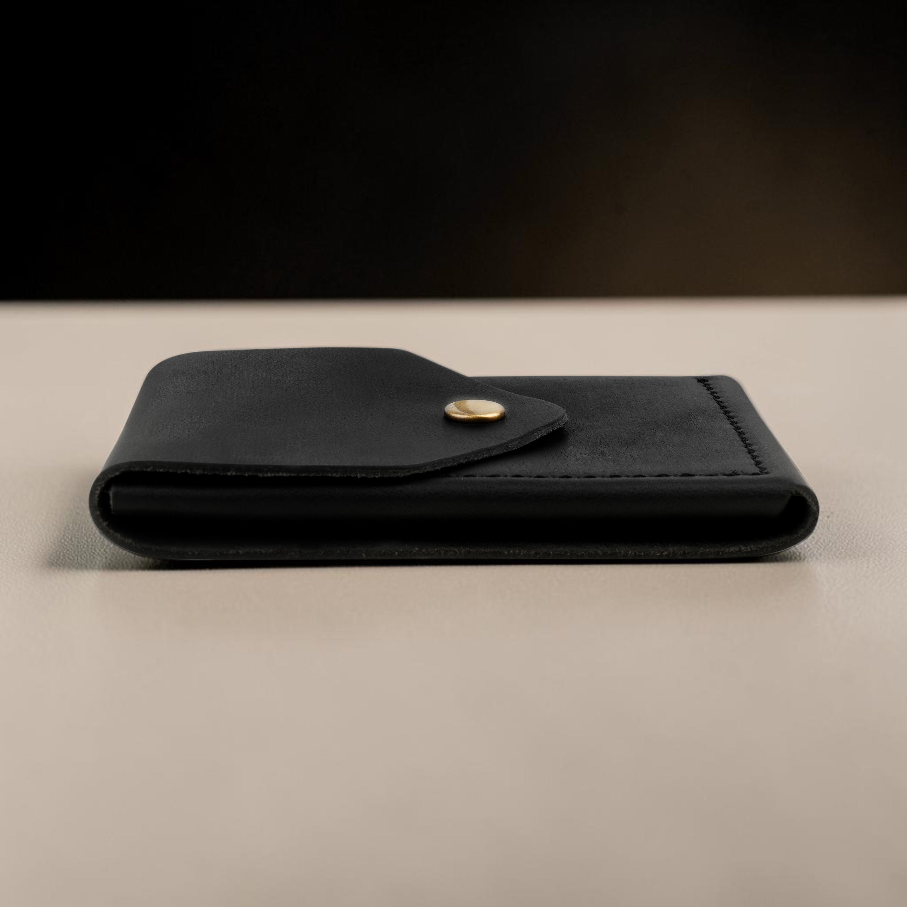Flip 2.0 Genuine Leather Wallet - Black