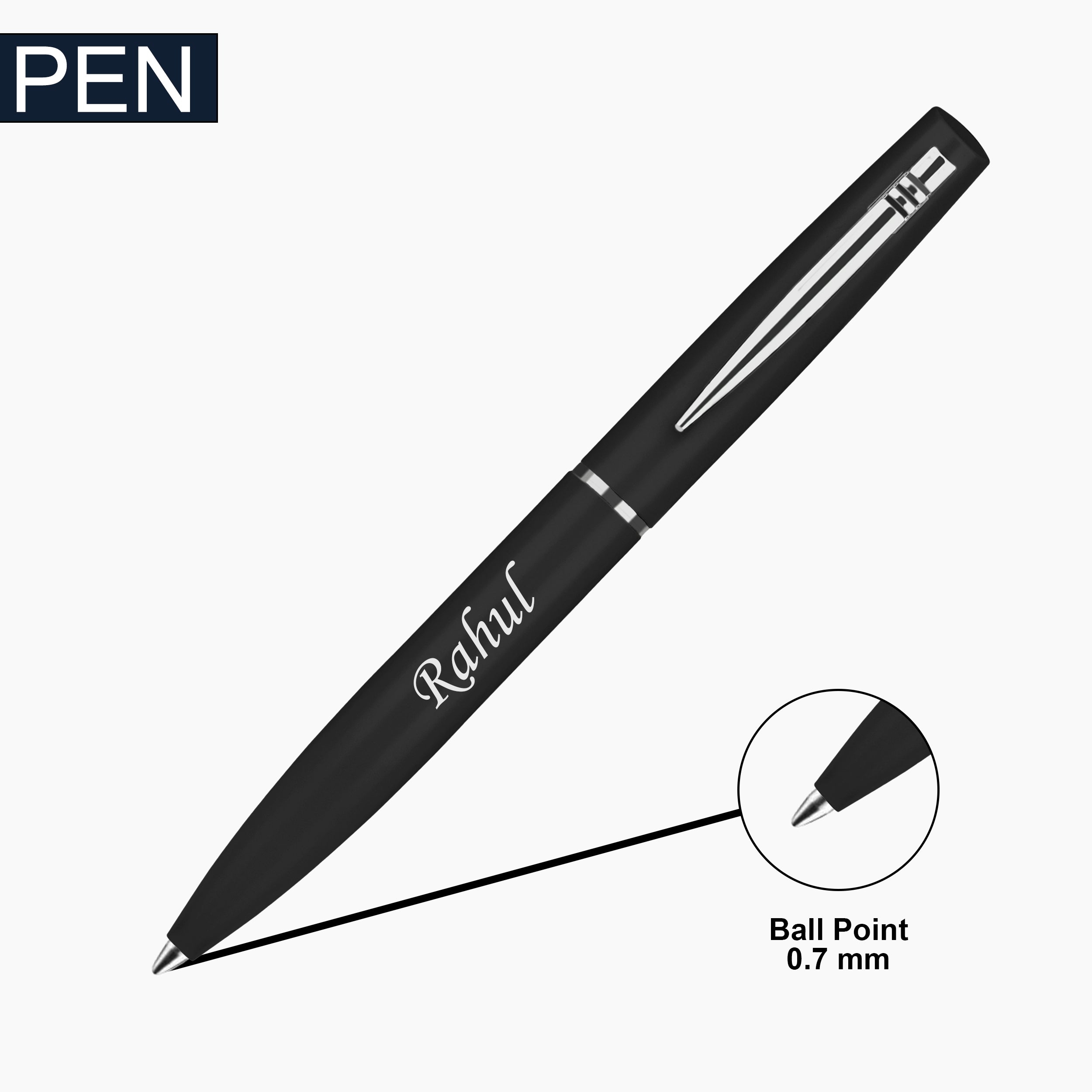 Personalized Shade Sync Diary & Pen Gift Set - Black