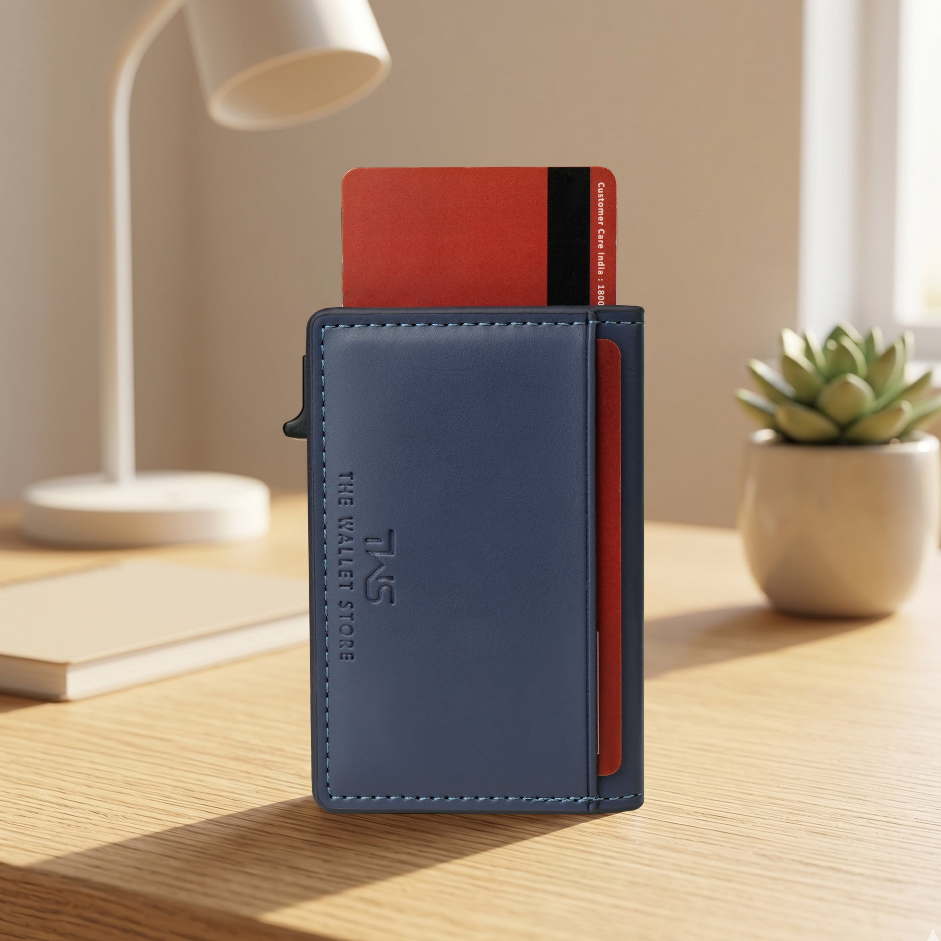 Aero Vault RFID Protected Pop-Up Cardholder - Blue