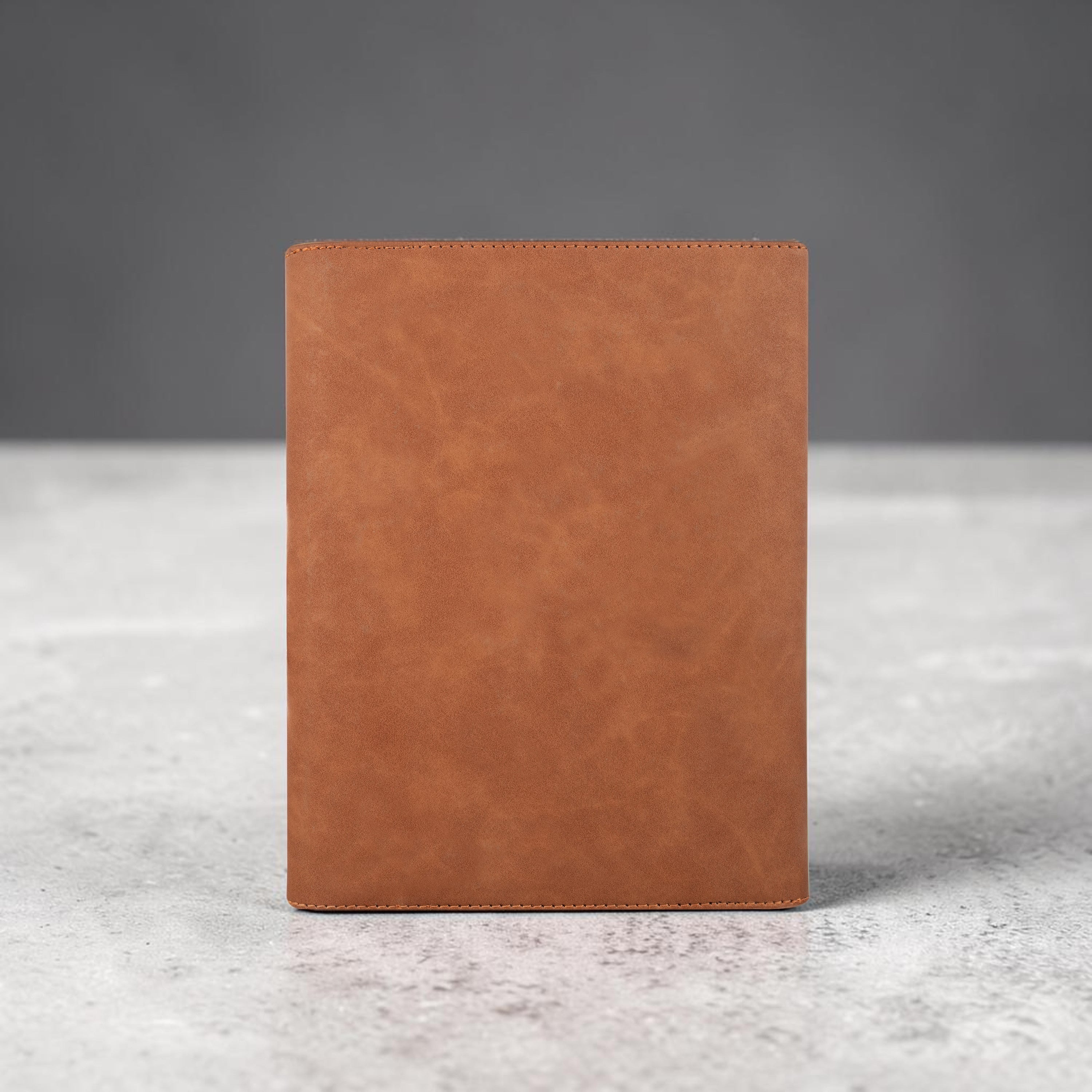 Personalized Persona Suede A5 Leatherette Organiser Diary - Tan
