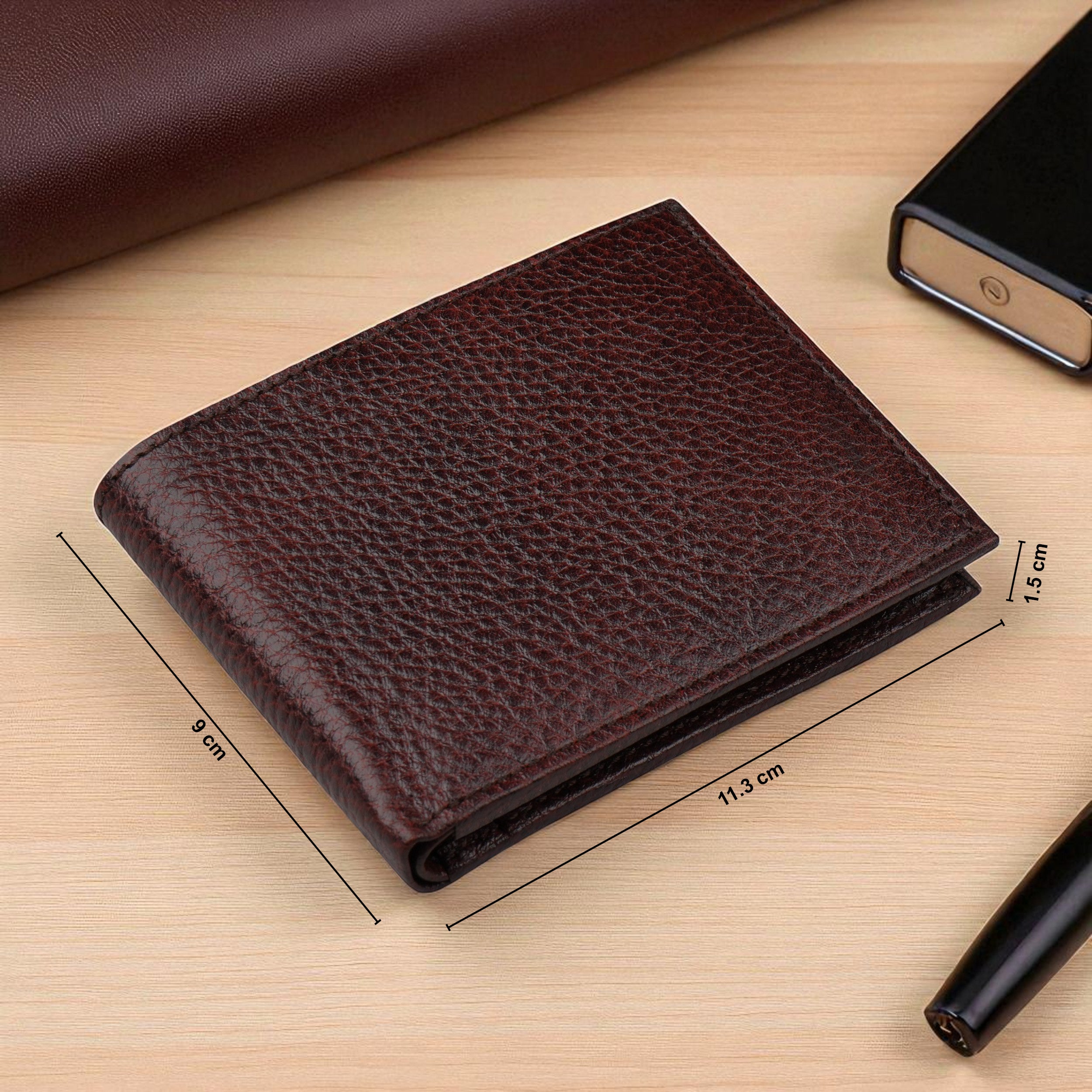 Auburn Genuine Leather Wallet For Men