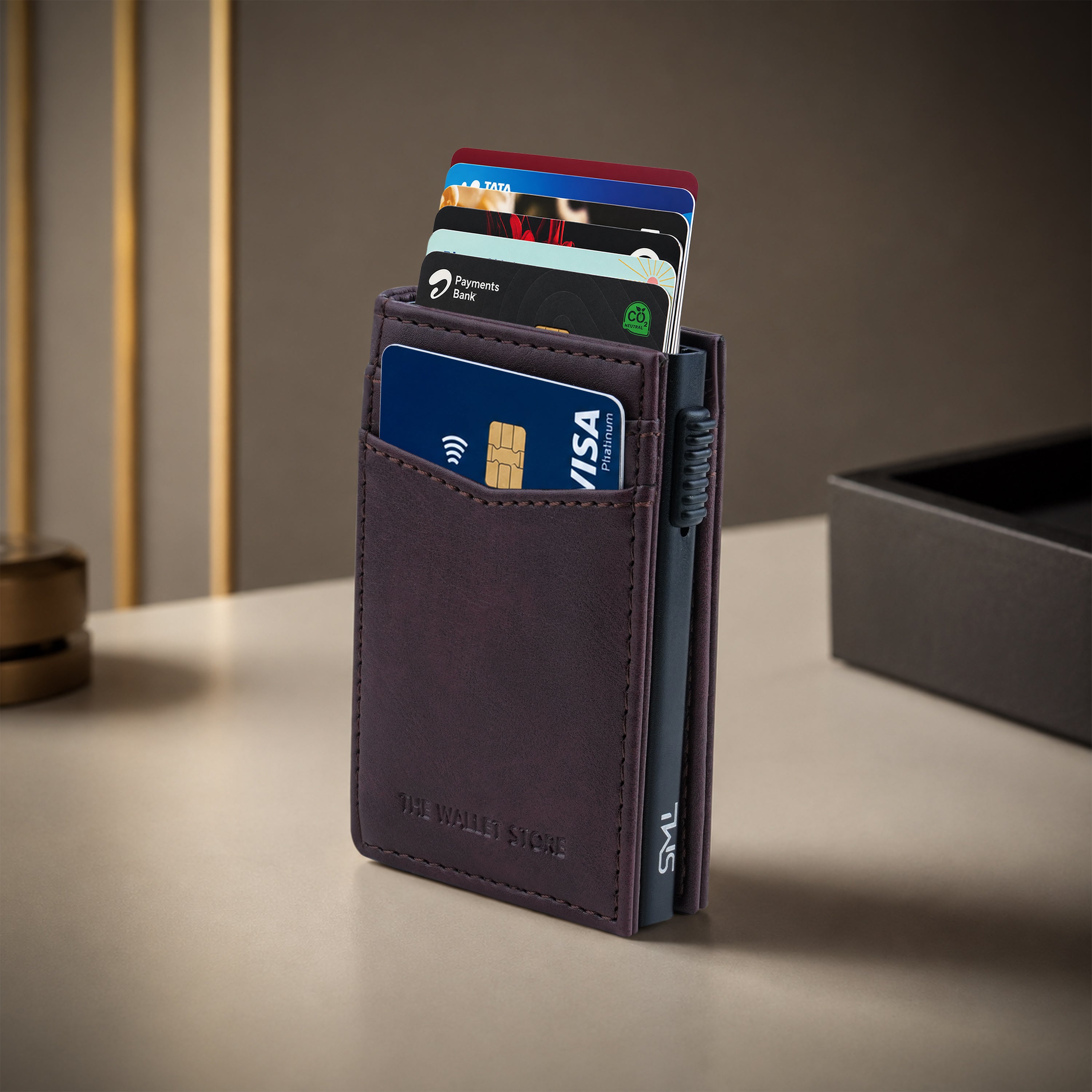 Aero Vault 2.0 RFID Protected Pop-Up Cardholder - Wine