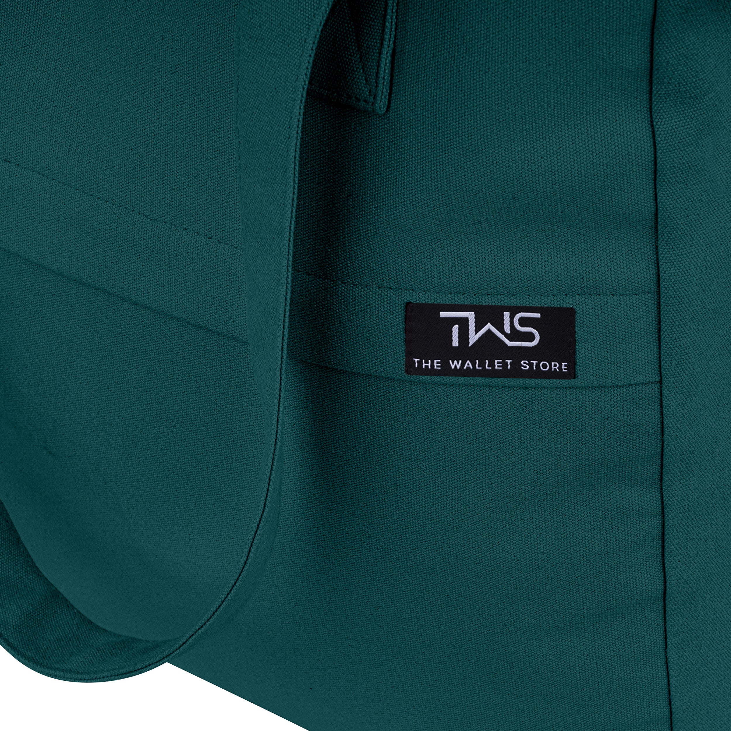 EVERYDAY VIBRANT CANVAS TOTE BAG - TEAL