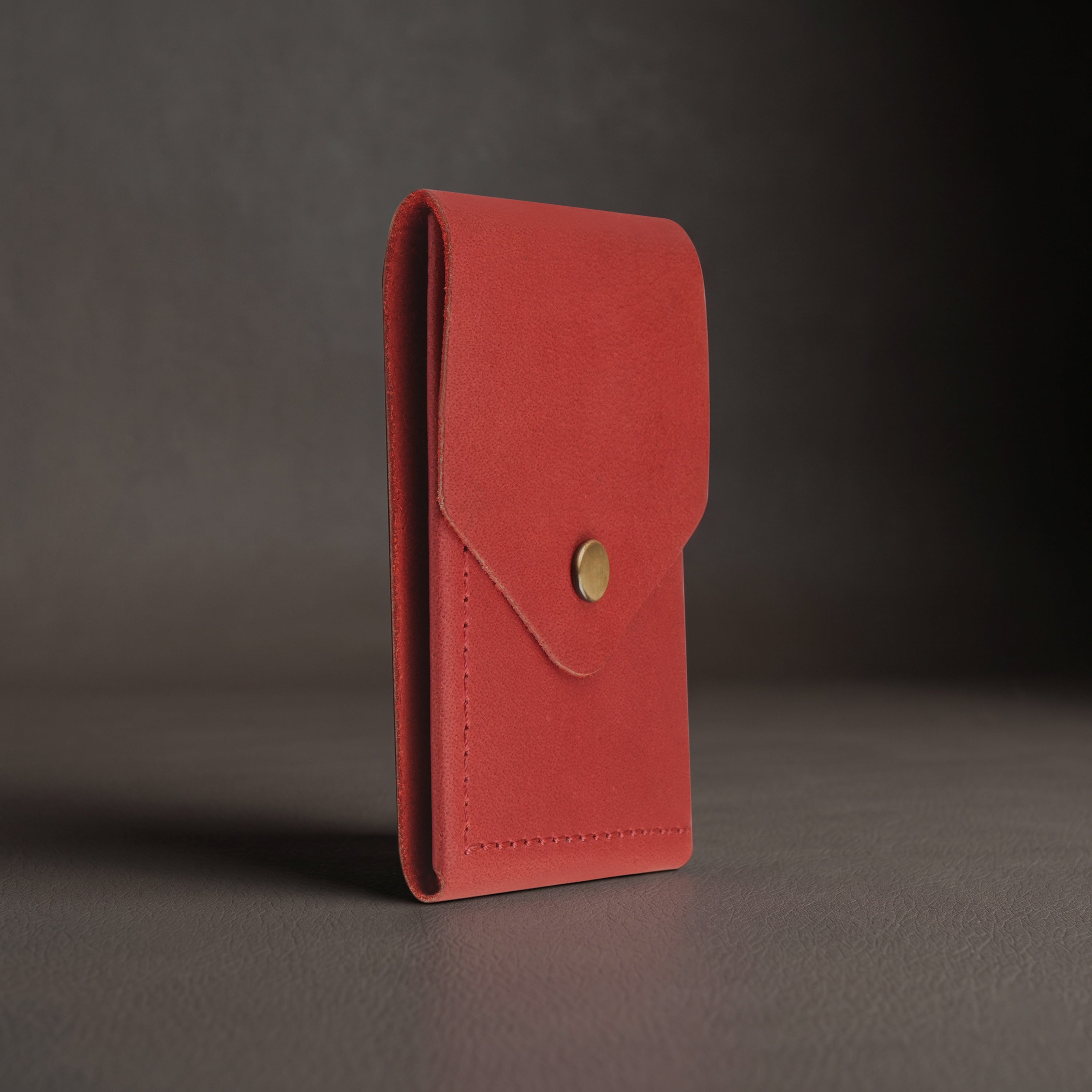 Flip 2.0 Genuine Leather Wallet - Red