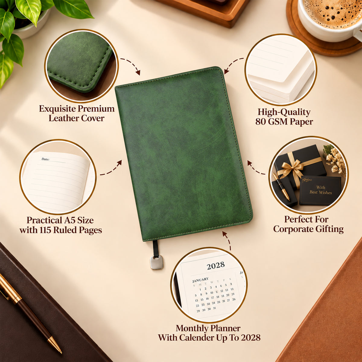 Maverick Signature Executive Gift Set - Green