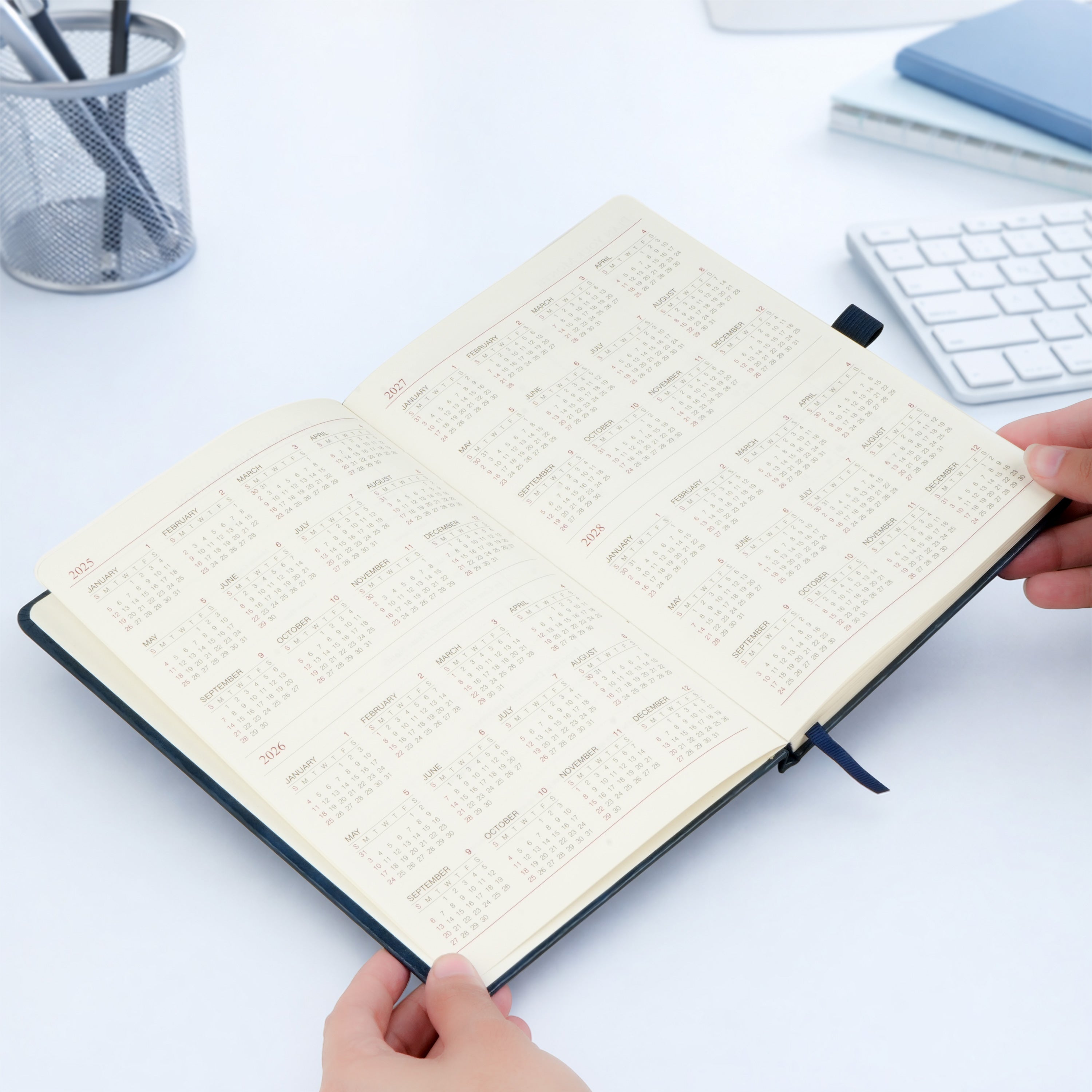 Personalized Inkspire Diary With Name & Charm - Dark Blue