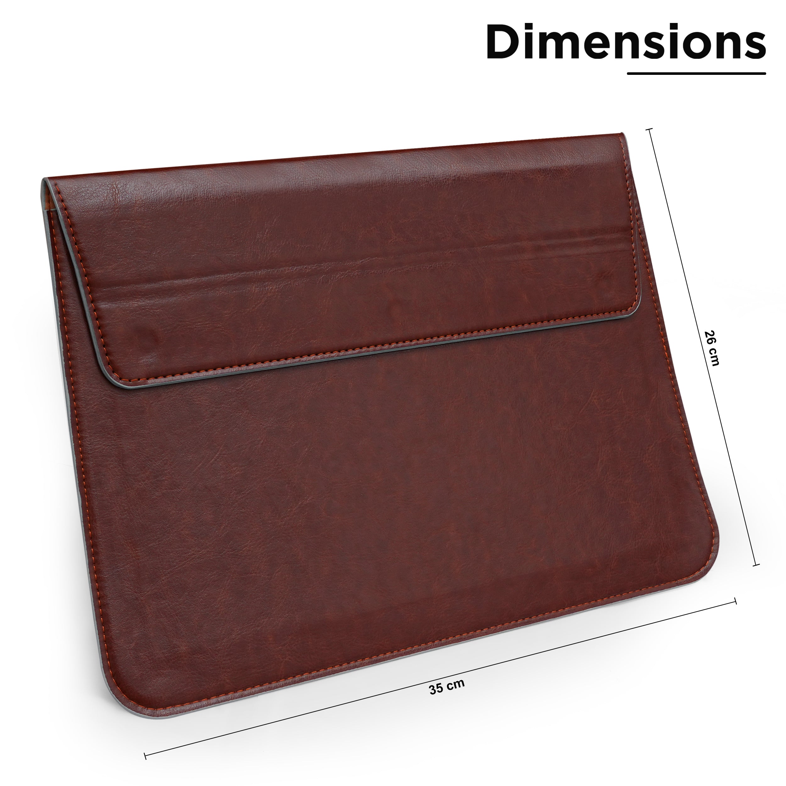 Rustique Shield Vegan Leather Sleeve For MacBook