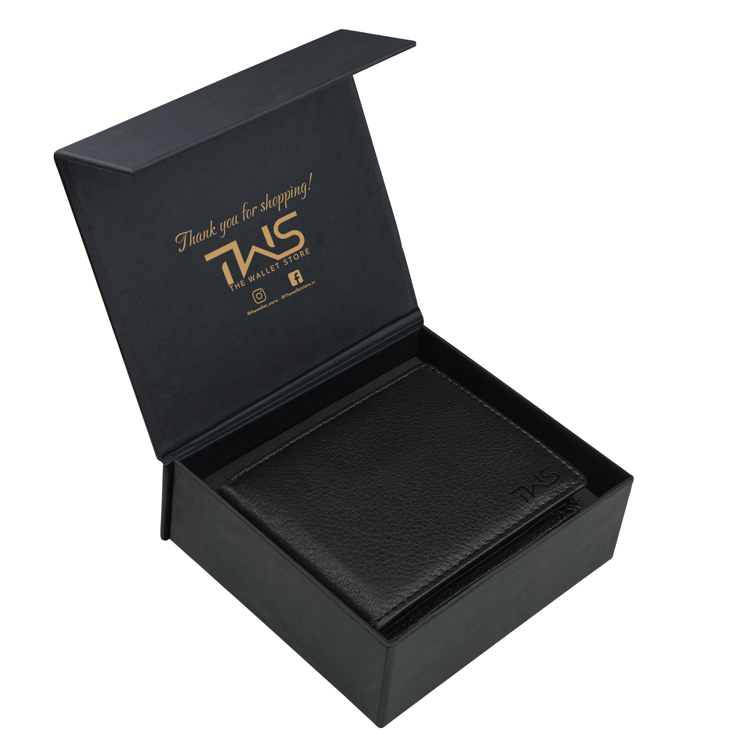 Carry Mate Genuine Leather Wallet For Men - Black