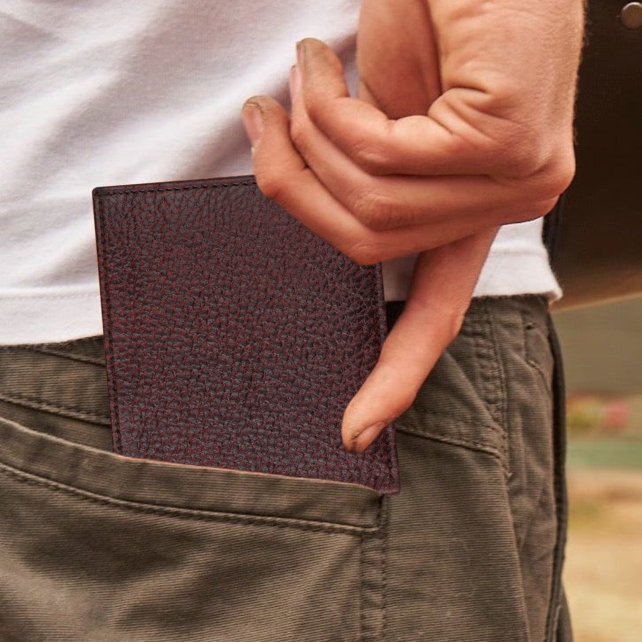 Auburn Genuine Leather Wallet For Men