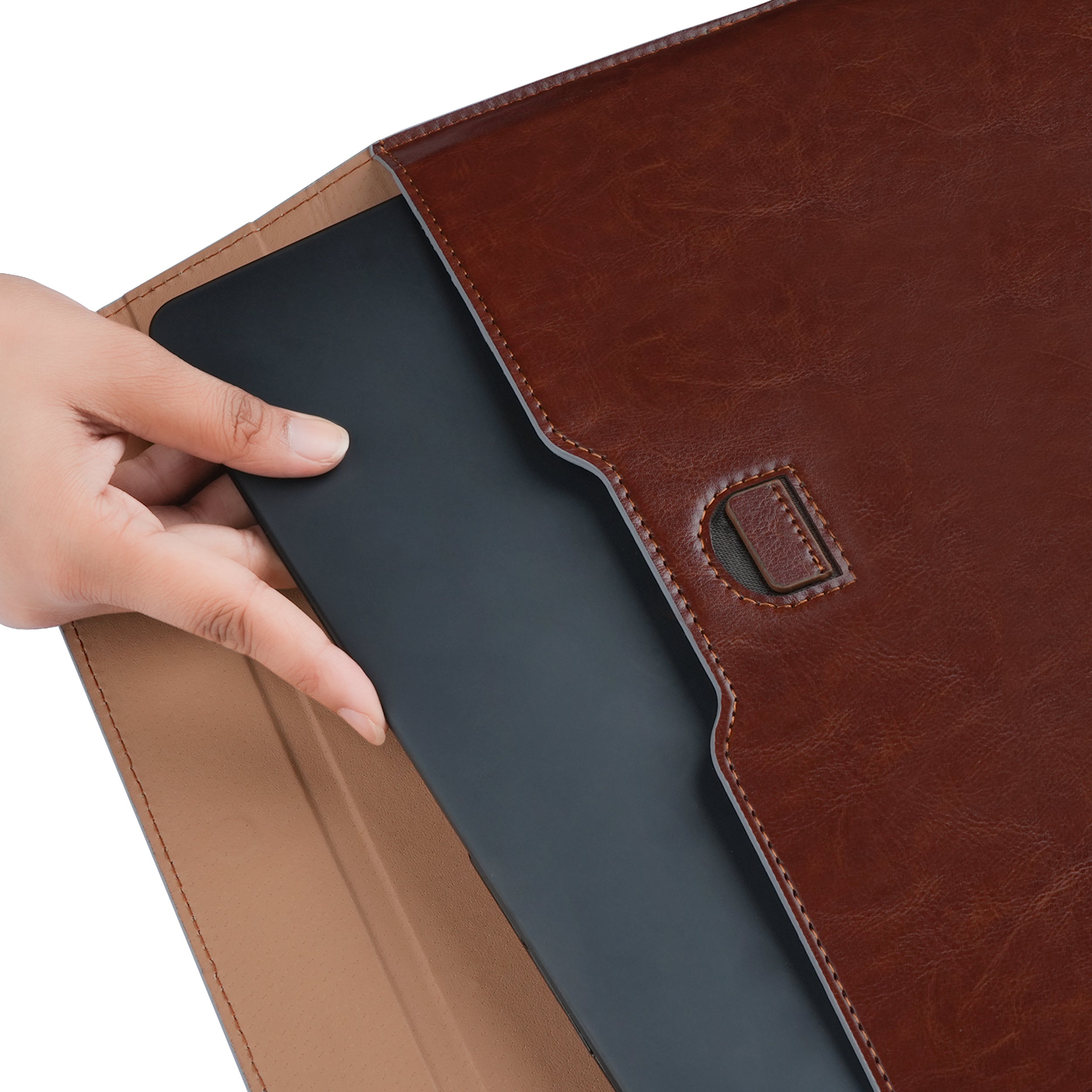 Rustique Shield Vegan Leather Sleeve For MacBook