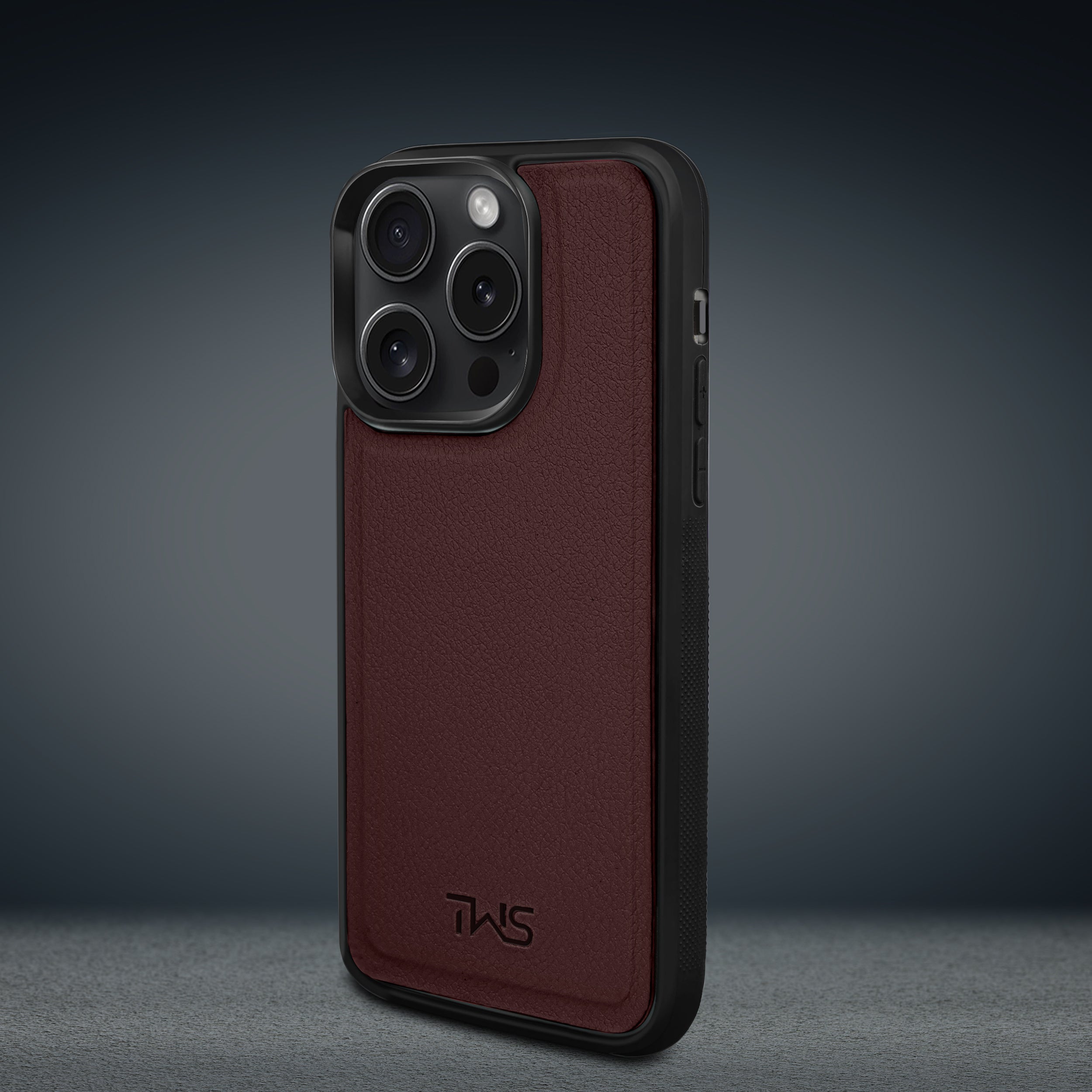 Premium Vegan Leather iPhone Case Cover- Brown